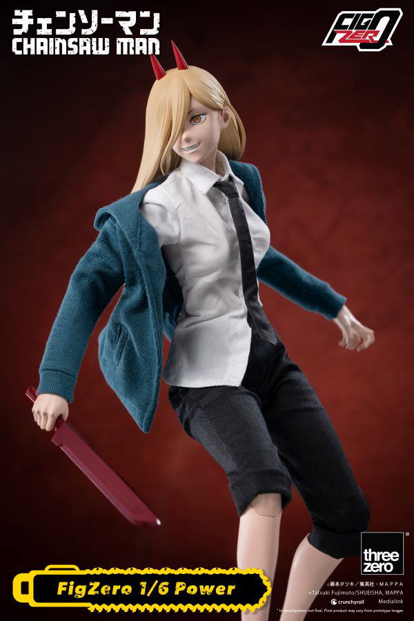 Pre-order Threezero FigZero Chainsaw man 1/6 Power パワー Action Figure