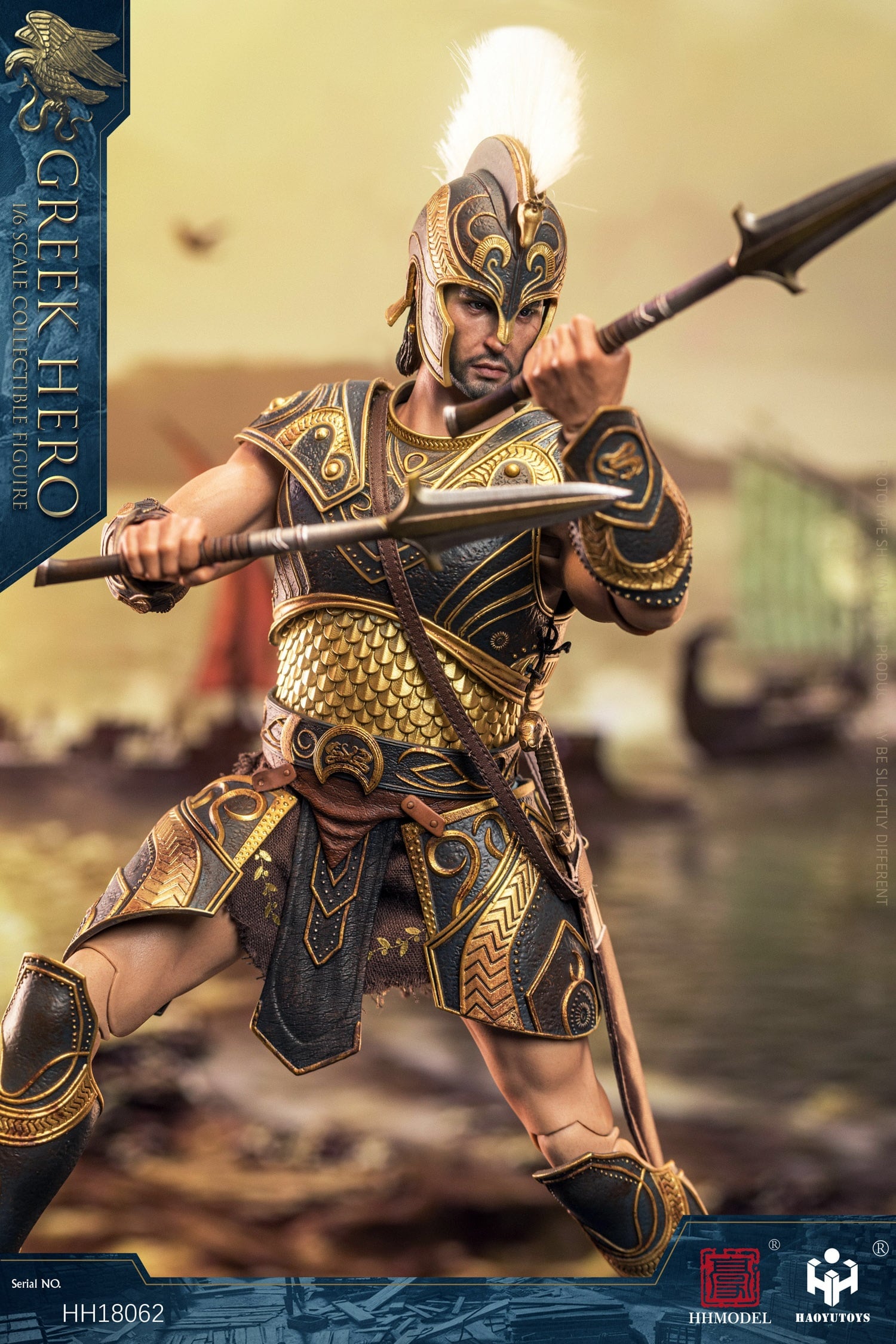 Pre-order HHMODEL & HAOYUTOYS HH18062 1/6 Action Figure Imperial Legion - Greek God of War