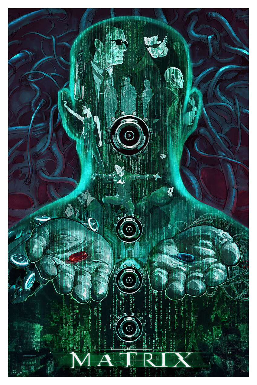 PRE-ORDER Sideshow The Animatrix The Matrix (502107U) Art Print by Richard Luong