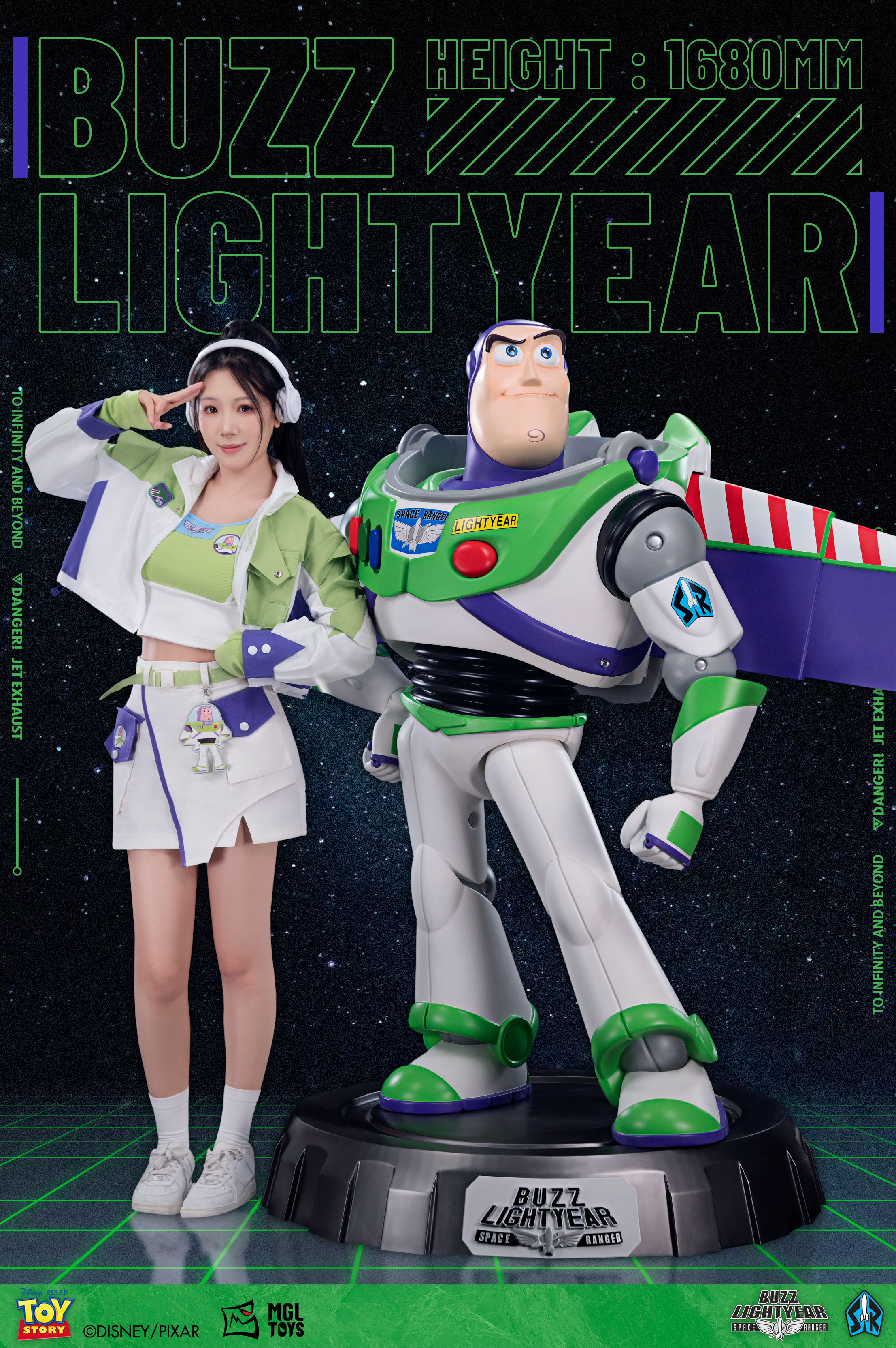 PRE-ORDER MGL studio - Disney Licensed Buzz Lightyear 1/1 Statue(GK)