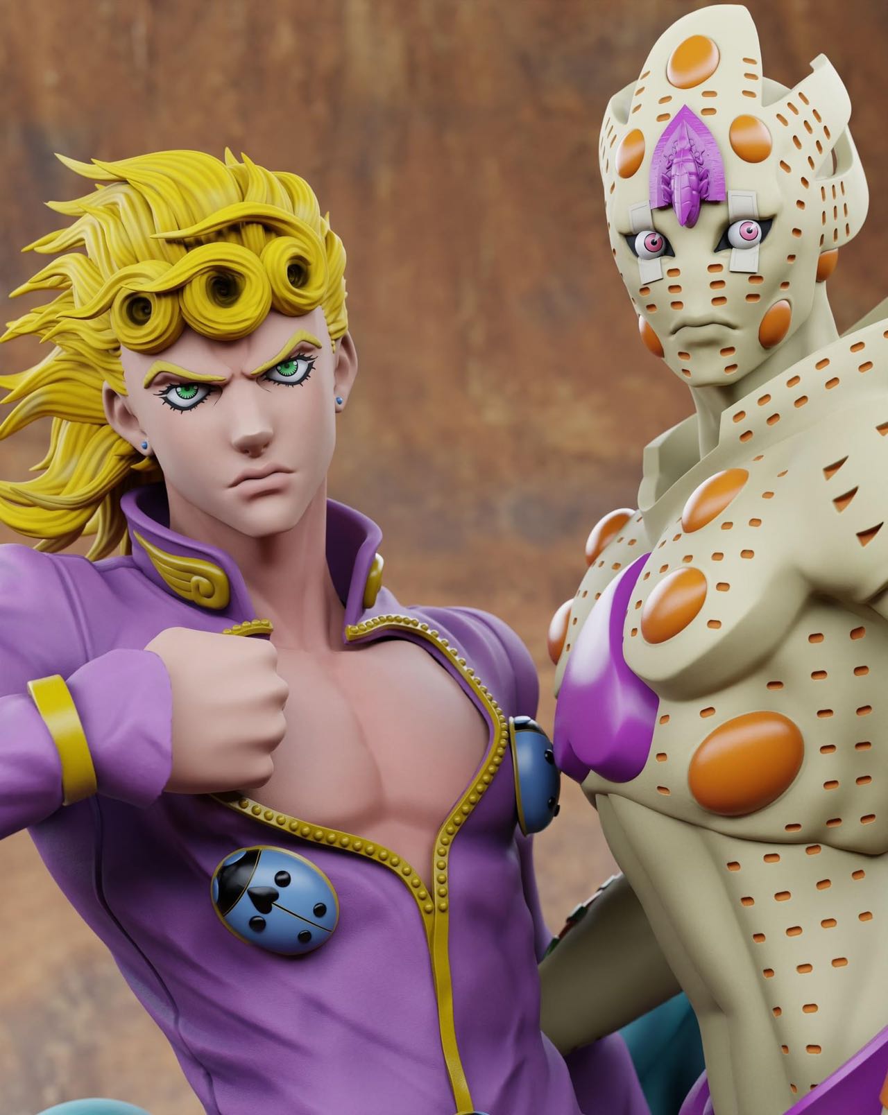PRE-ORDER Player 1 Studio JoJo's Bizarre Adventure Giorno Giovanna 1/6 & 1/4 Statue(GK)