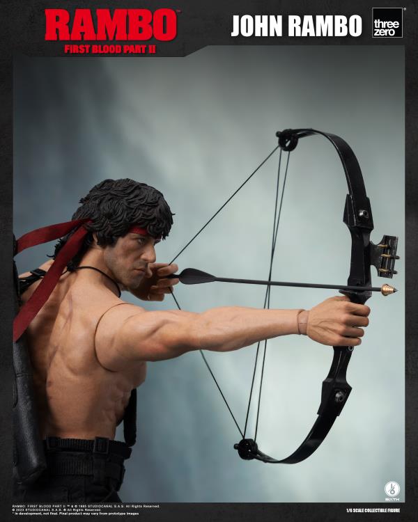 PRE-ORDER Threezero - Rambo: First Blood Part II John Rambo (3Z03280W0) 1/6 Scale Action Figure