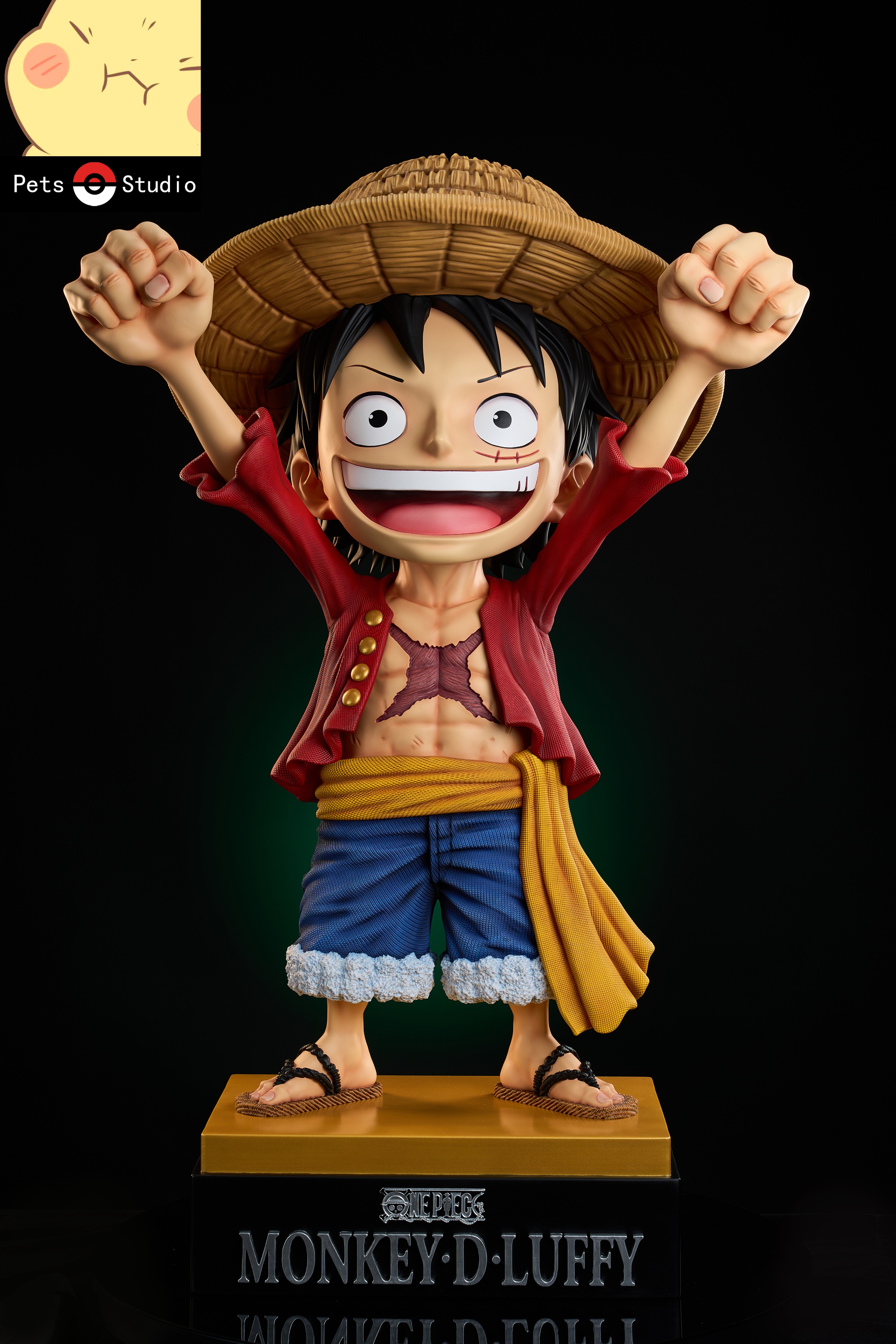 Pets Studio - One Piece Gear 3 side effect shrinks Luffy 1/1 Statue(GK)
