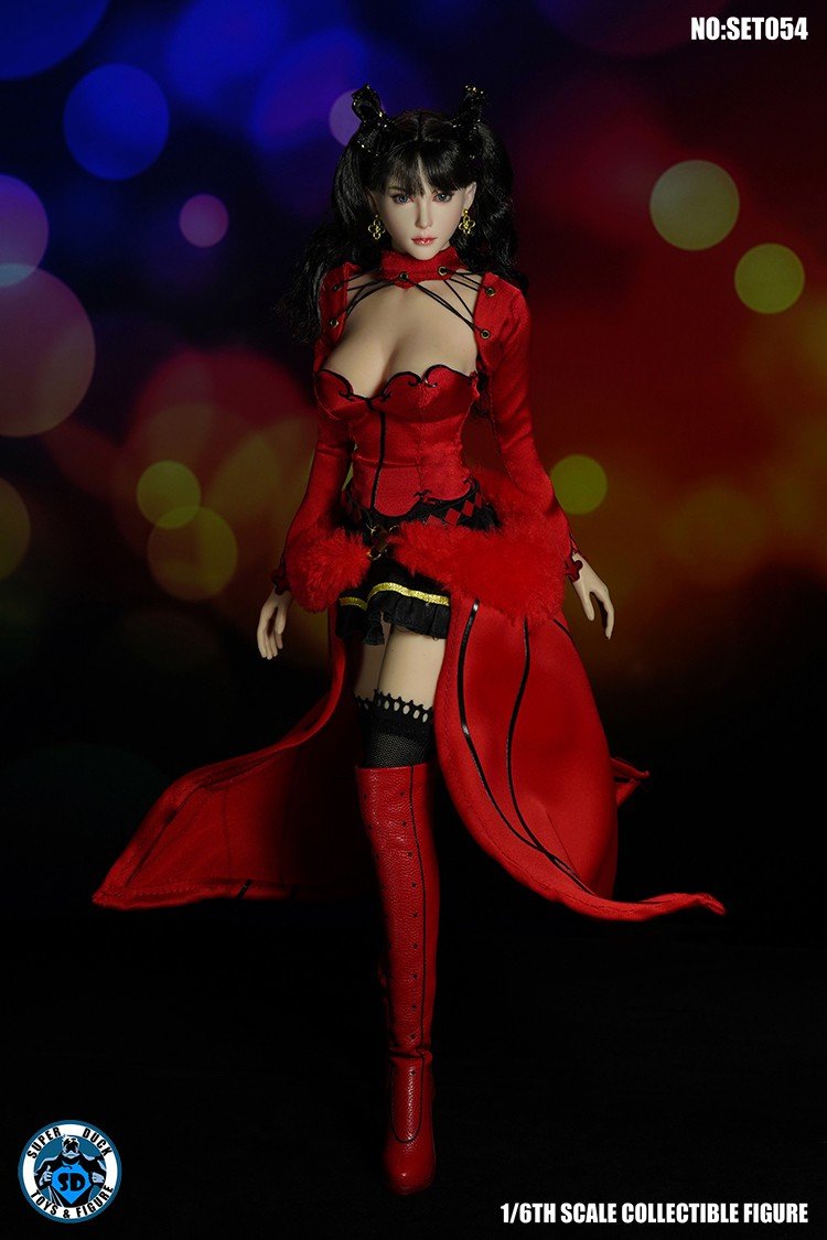 In-stock 1/6 Scale Rin Head Sculpt & Outfit Set by Super Duck SET054