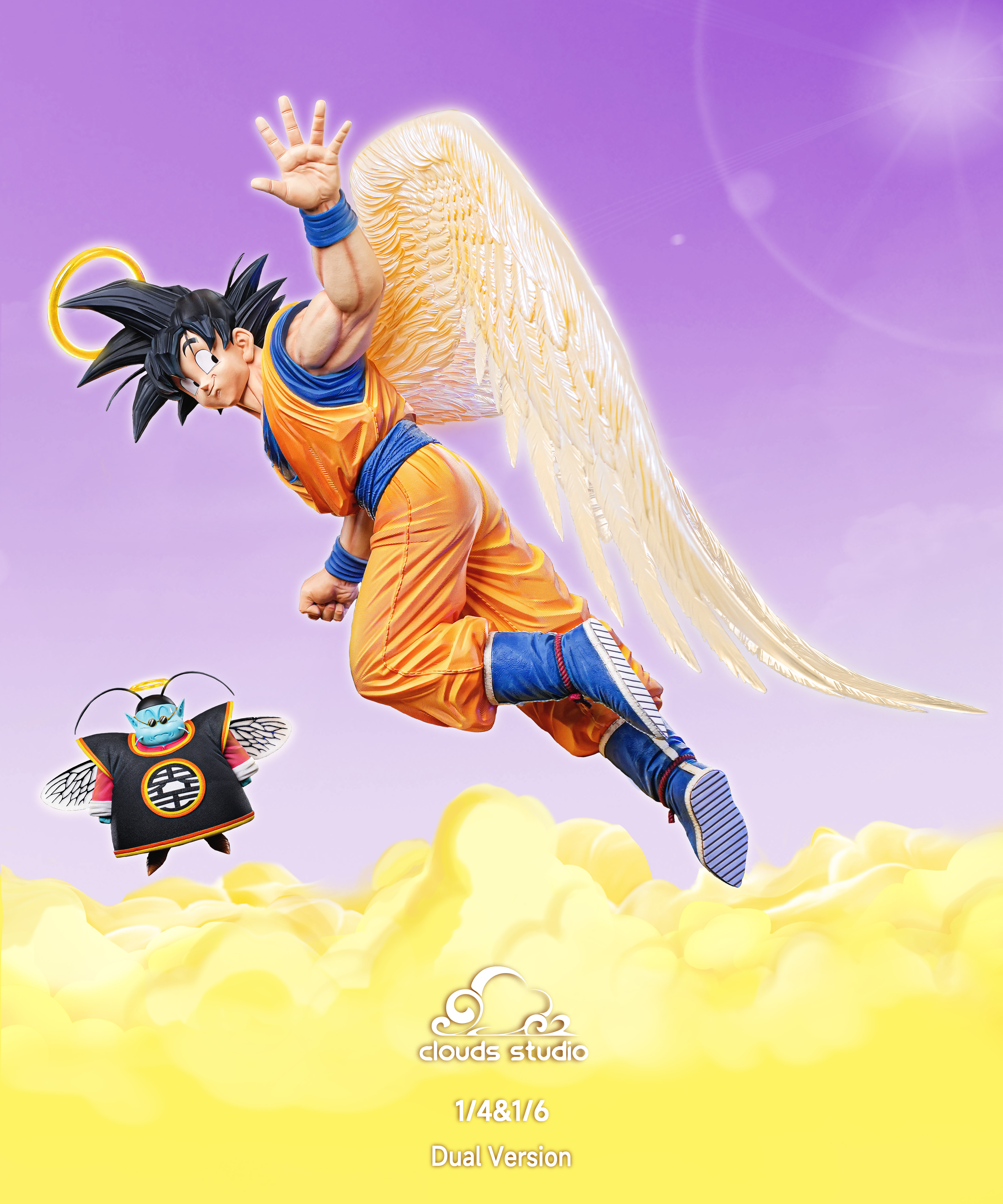 PRE-ORDER Clouds studio Dragon Ball Z Goodbye Goku 1/6 & 1/4 Statue(GK)