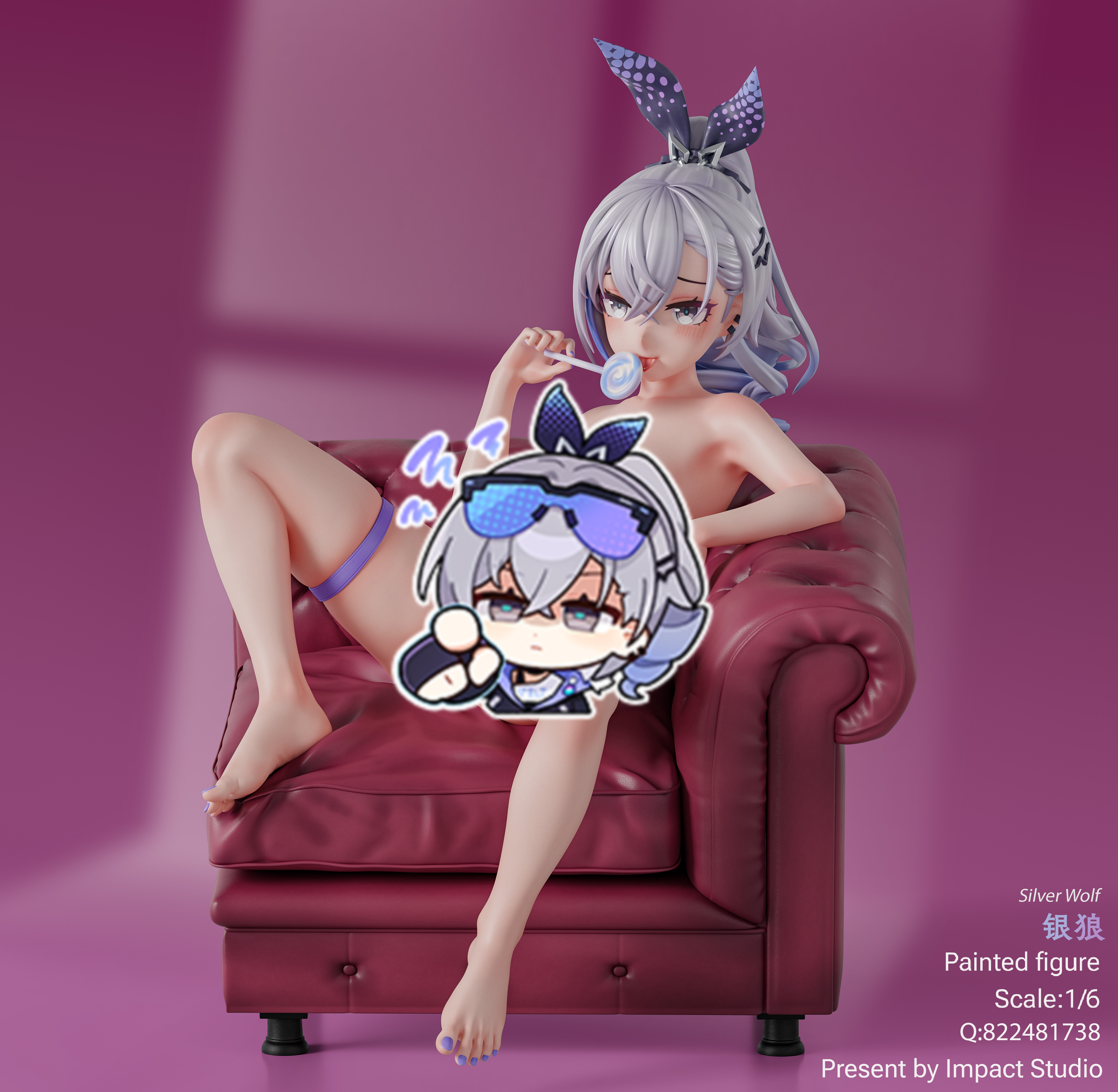 PRE-ORDER Arctic Wolf Studio - Honkai: Star Rail Silver Wolf 1/6 Statue(GK) (Adult 18+)