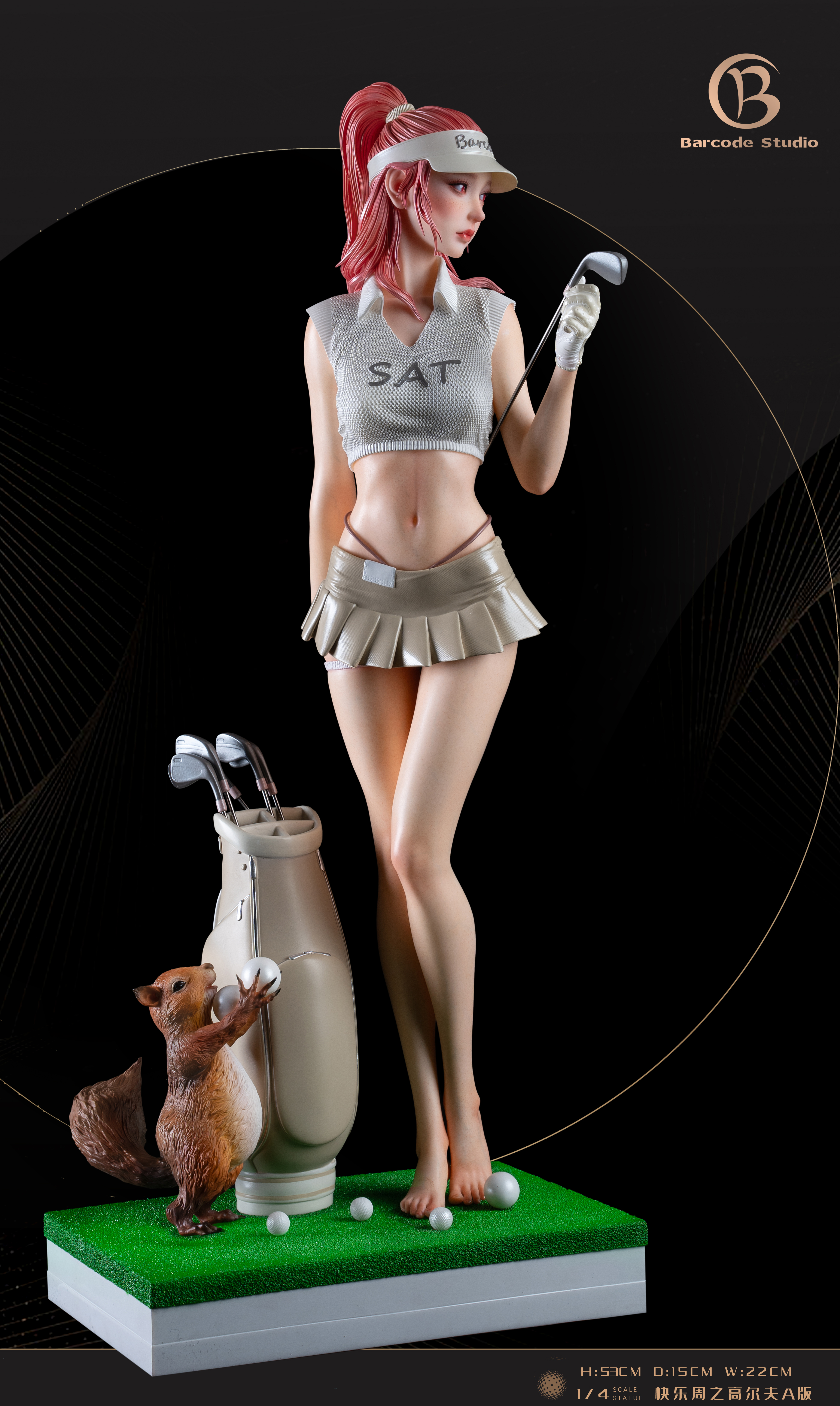 PRE-ORDER Barcode Studio - Original Happy Week of Golf 1/4 Statue(GK) (Adult 18+)