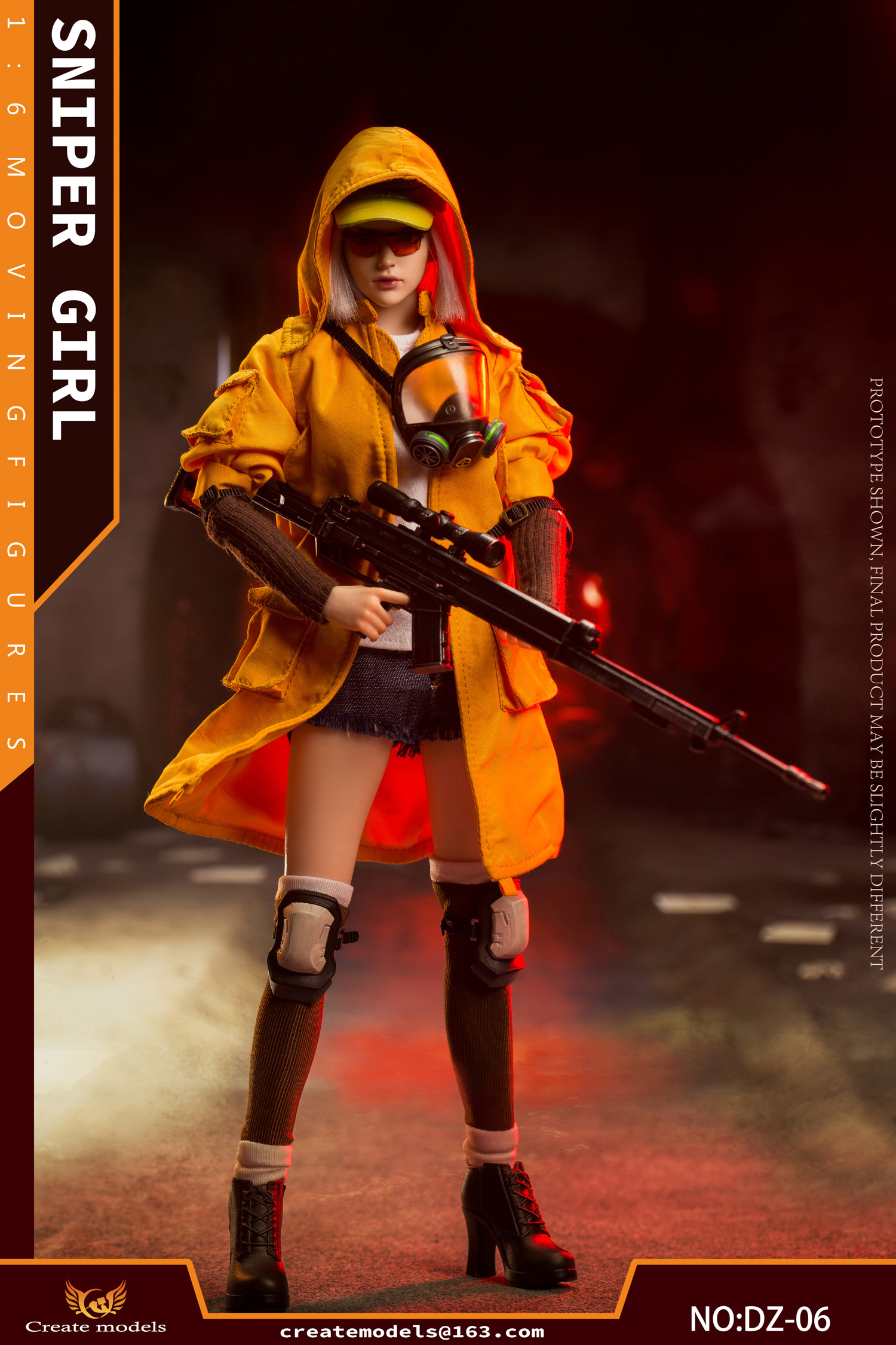 PRE-ORDER Createmodels Studio Sniper Girl Lan DZ 06 1/6 Action Figure