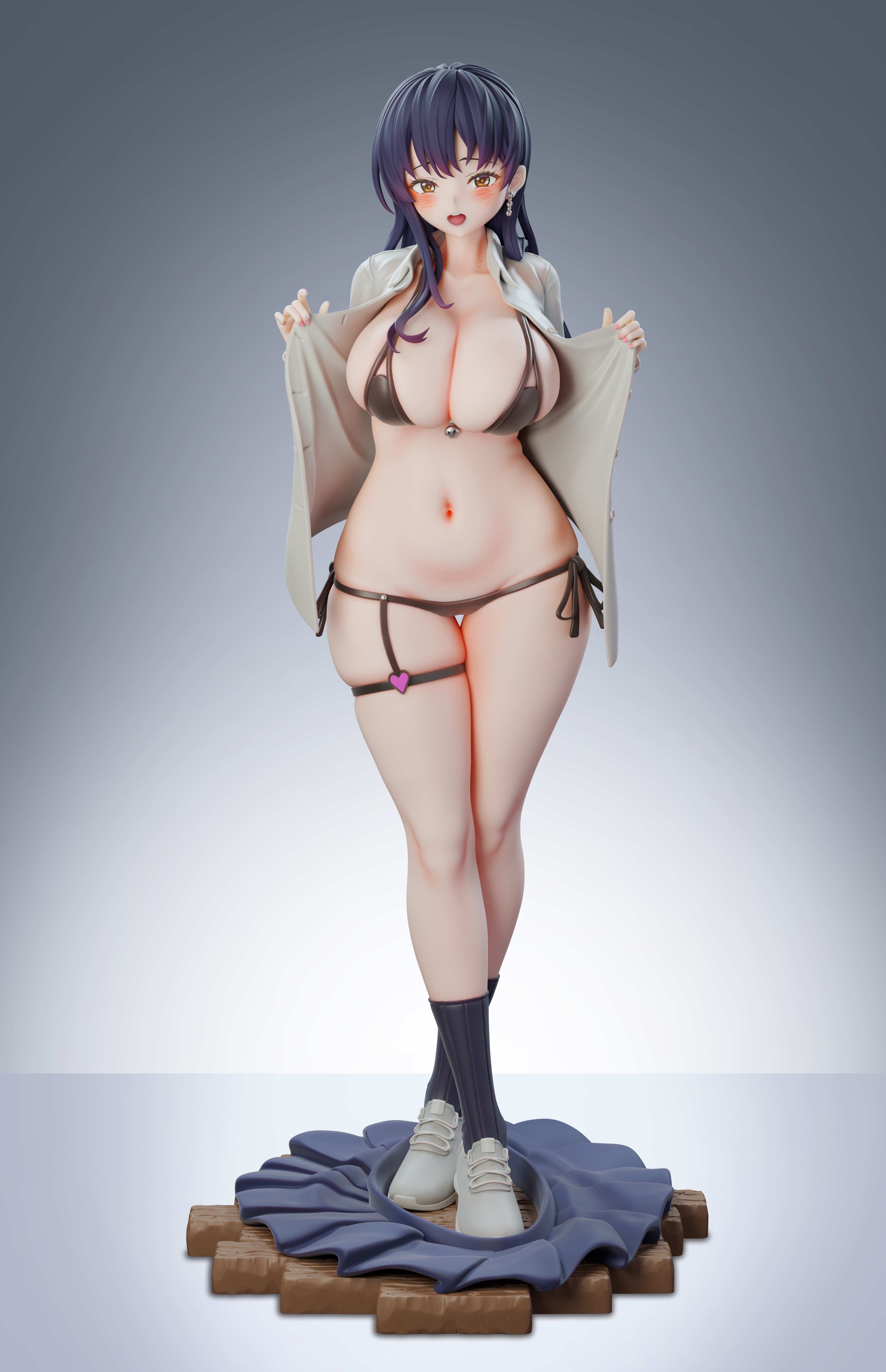 PRE-ORDER Thistles and Thorns Studio - The Dangers in My Heart Bikini Anna Yamada Statue(GK) (Adult 18+)