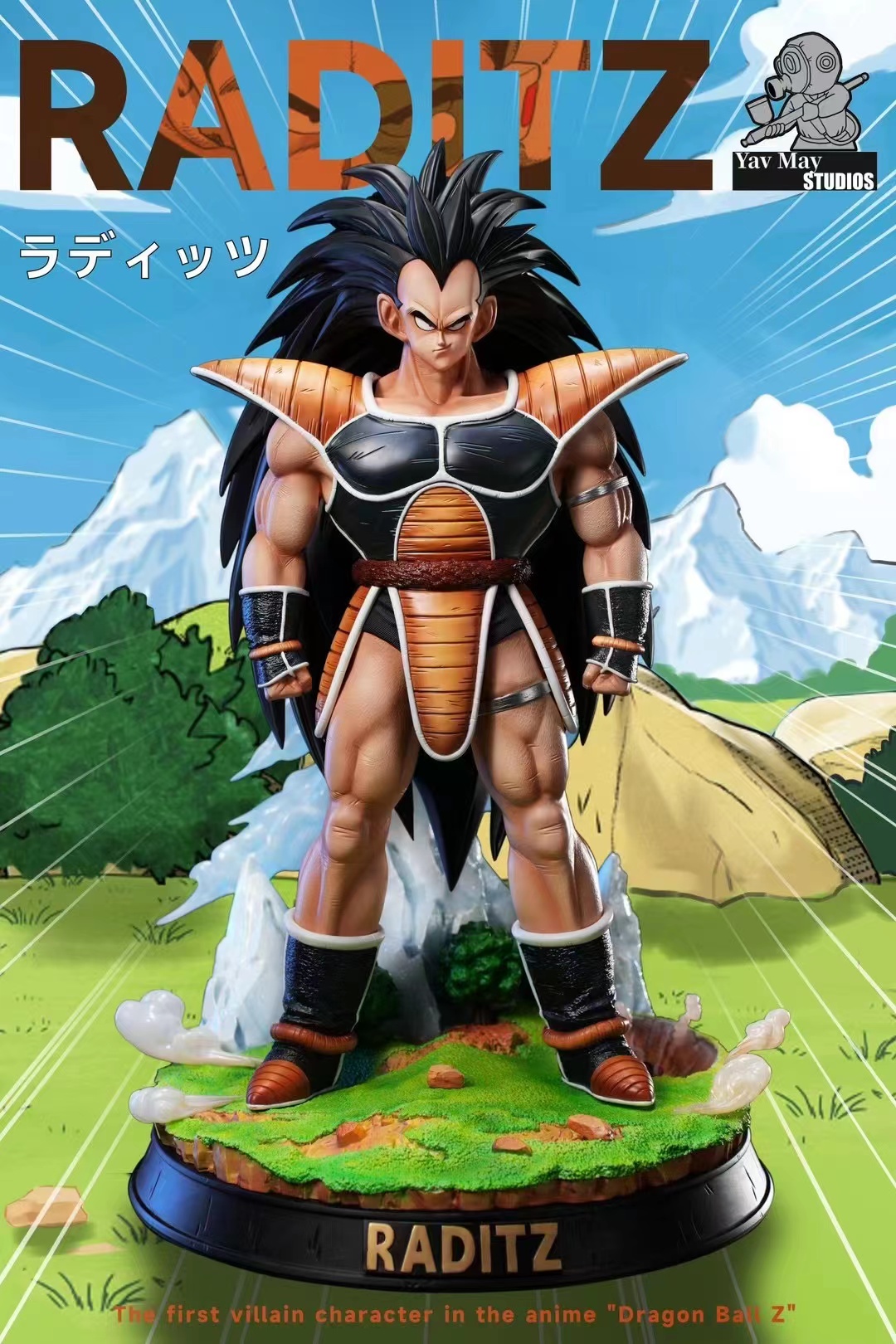 PRE-ORDER Yav May Studio - Dragon Ball - Raditz 1/6 & 1/4 Statue(GK)