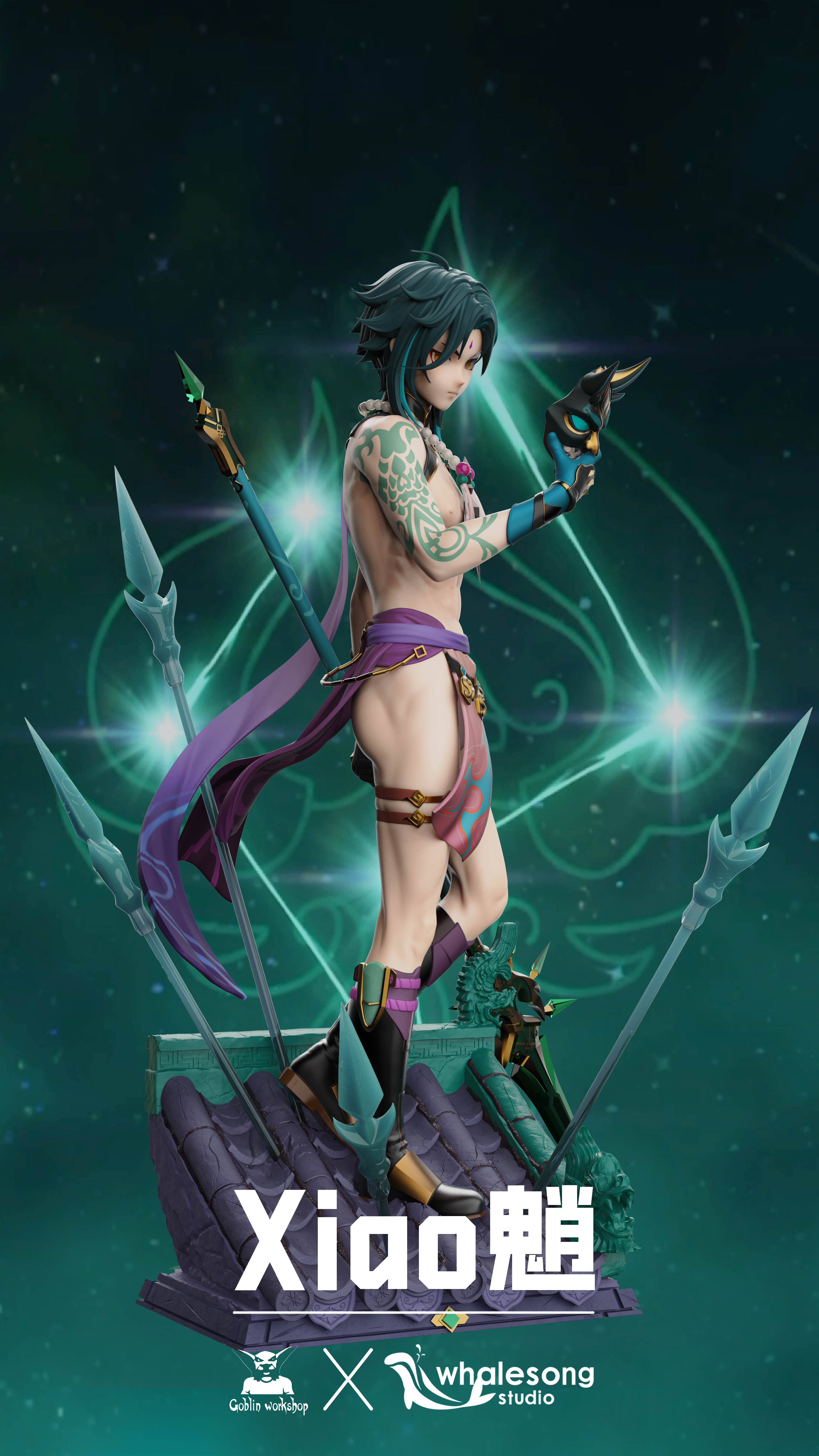 PRE-ORDER Goblin Workshop Genshin Impact Xiao 1/6 Scale Statue(GK) (Adult18+)