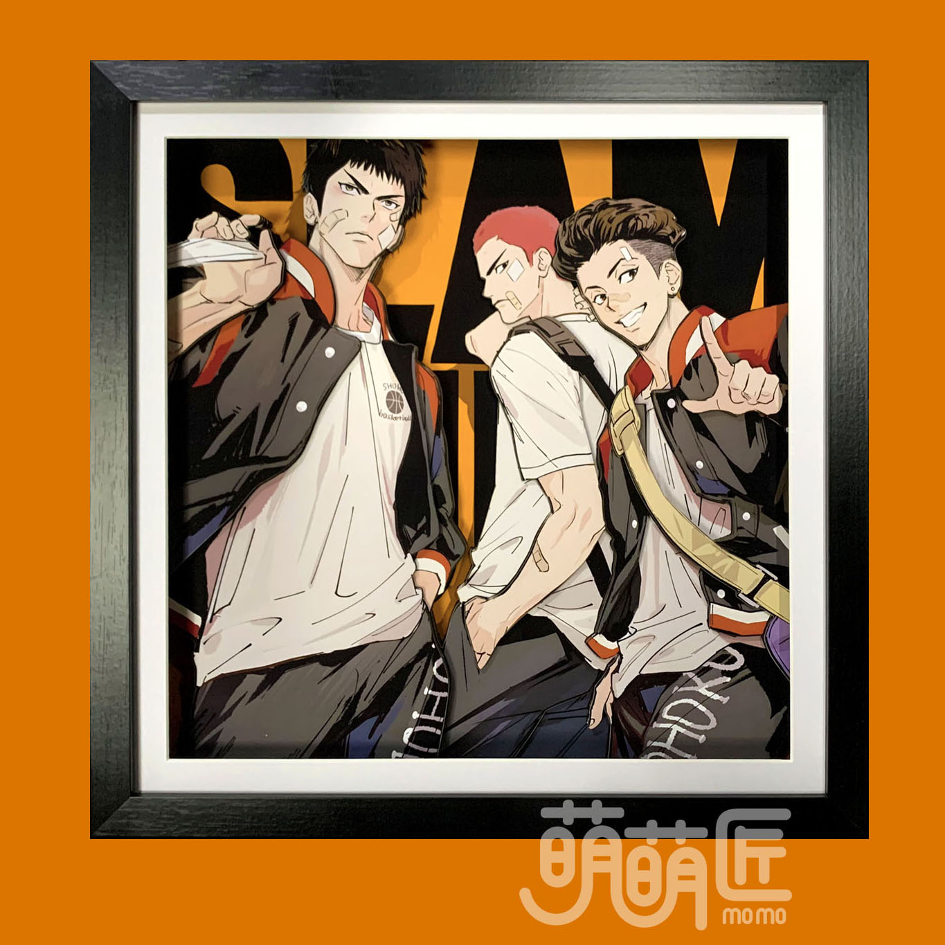 MOMO Studio - SLAM DUNK - Hanamichi Sakuragi & Misashi Mitsui & Ryota Miyagi Painting Scene