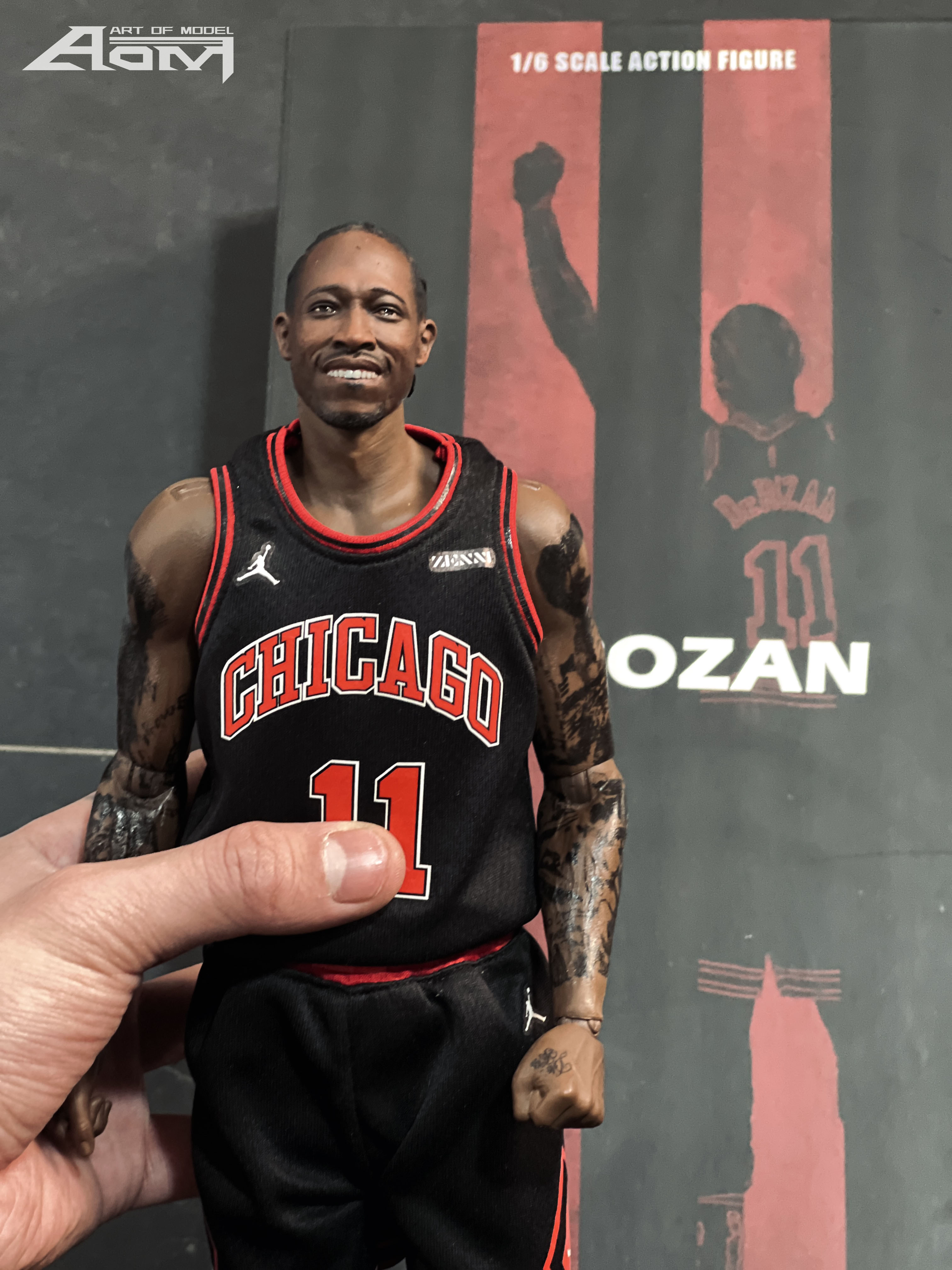 PRE-ORDER AOM TOYS Studio NBA Chicago Bulls DeMar DeRozan 1/6 Statue(GK)