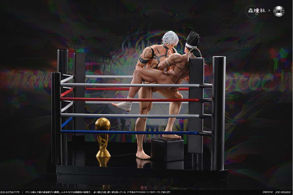 PRE-ORDER SGS & STS STUDIO - The King of Fighters - JOE HIGASHI & Orochi Statue(GK) (Adult 18+)