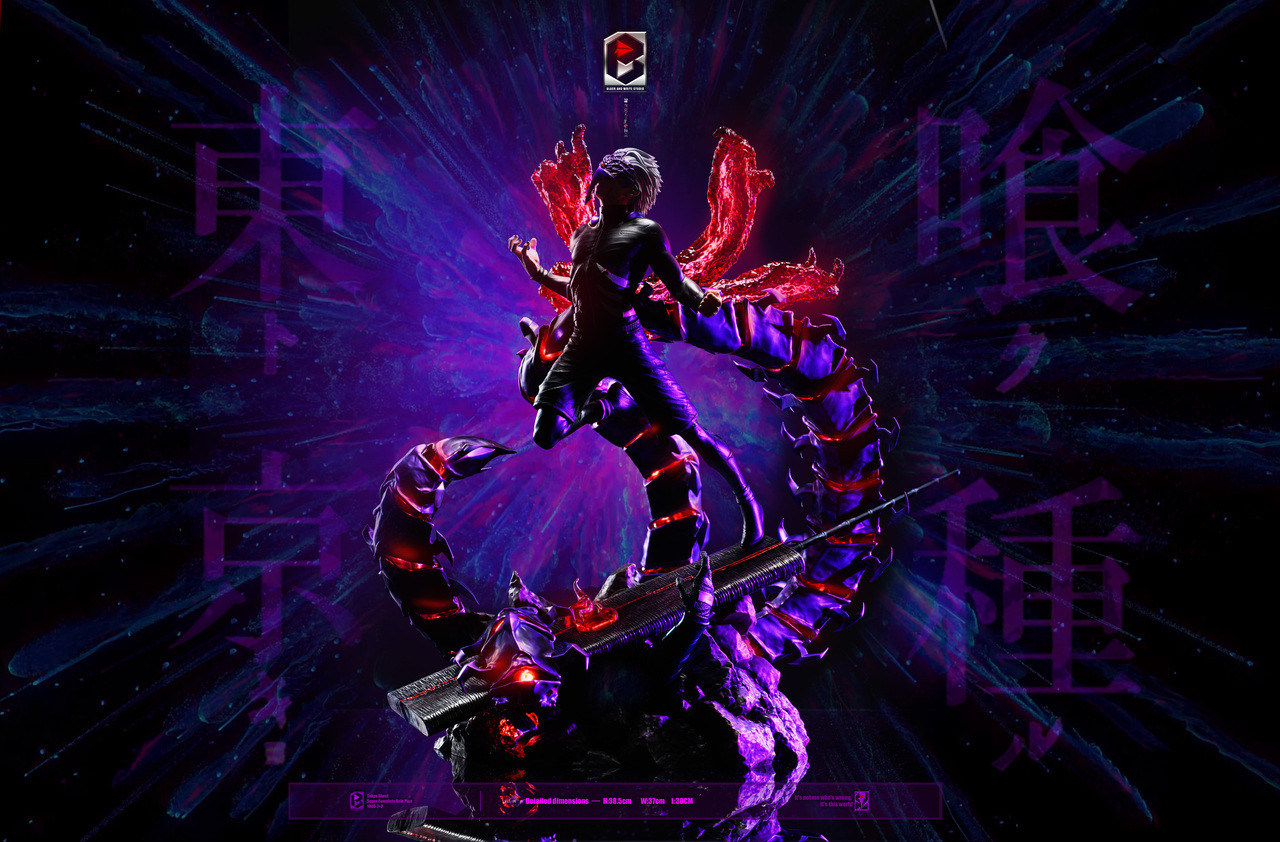 PRE-ORDER BW Studio - Tokyo Ghoul - Kaneki Ken 2.0 with LED 1/6 Statue(GK)