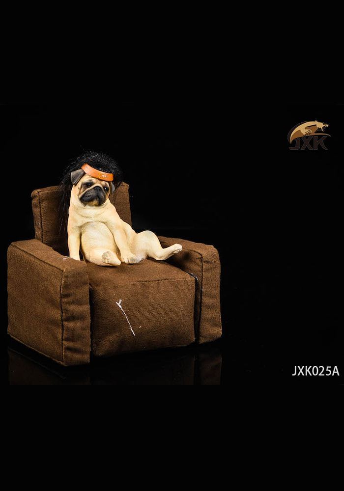 1/6 Solider Figure Scene Accessory JXK Studio JXK025 Decadent Dog Series Pug With Sofa Animal model