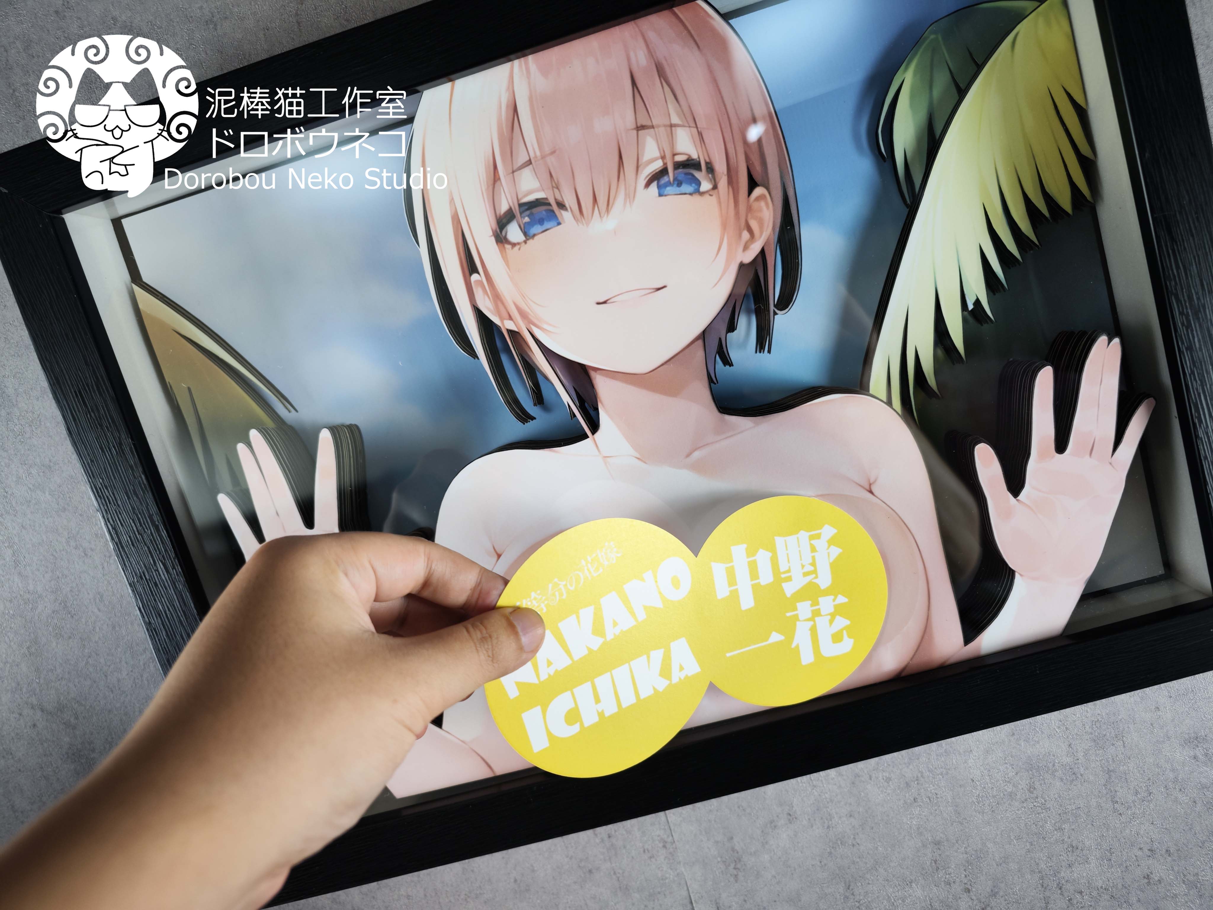 IN-STOCK Dorobou Neko Studio - 5Toubun no Hanayome Decorative Painting - D Decorative Painting of Ichika Nakano (DSOS-001) Panit Scence