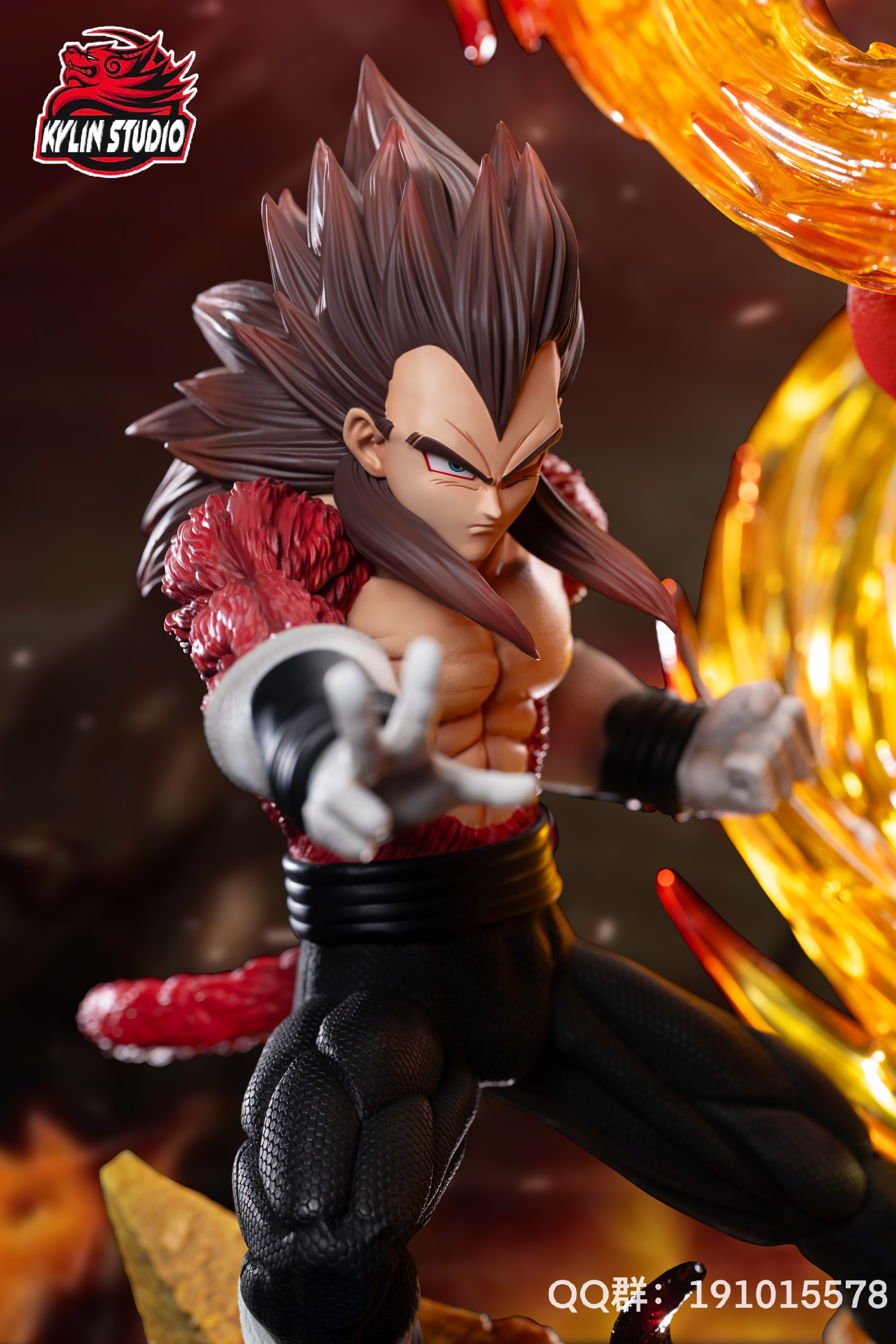 PRE-ORDER Kylin Studio - Dragon Ball Classic Characters #6 Super Saiyan 4 Vegetto 1/6 Statue(GK)