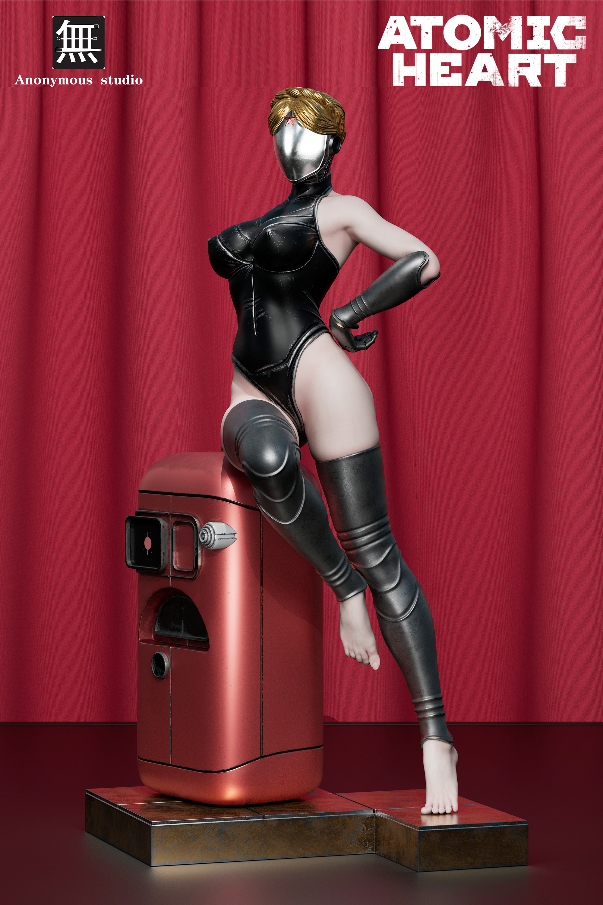 PRE-ORDER Anonymous studio Atomict Winnies Atomict Heart 1/6 Statue(GK) (Adult 18+)