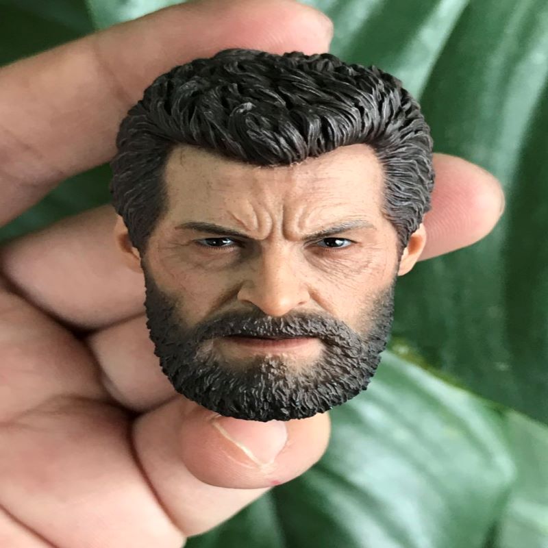 1/6 Old Aged Version Jackman Head Sculpt Normal Version Angry Version for 12'' Male Action Figure