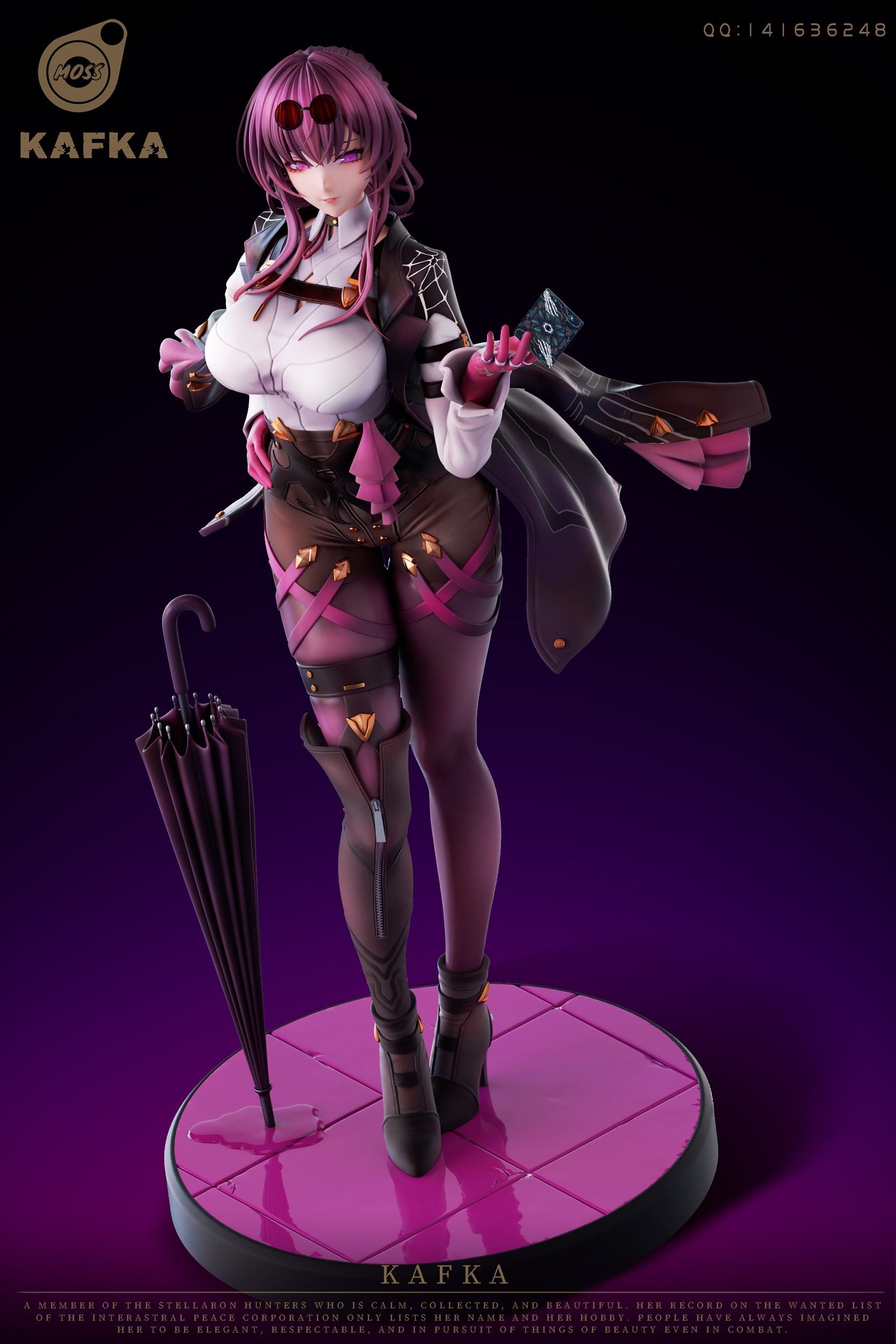 PRE-ORDER MOSS Studio - Honkai: Star Rail Kafka 1/6 Statue(GK)(Adult 18+)