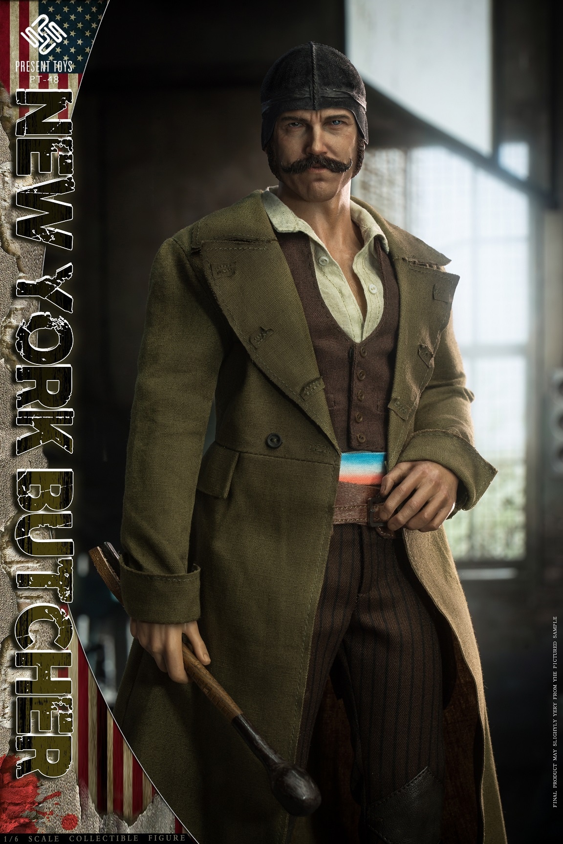 PRE-ORDER PRESENT TOYS New York BUTCHER PT-SP48 1/6 Action Collectible Figure