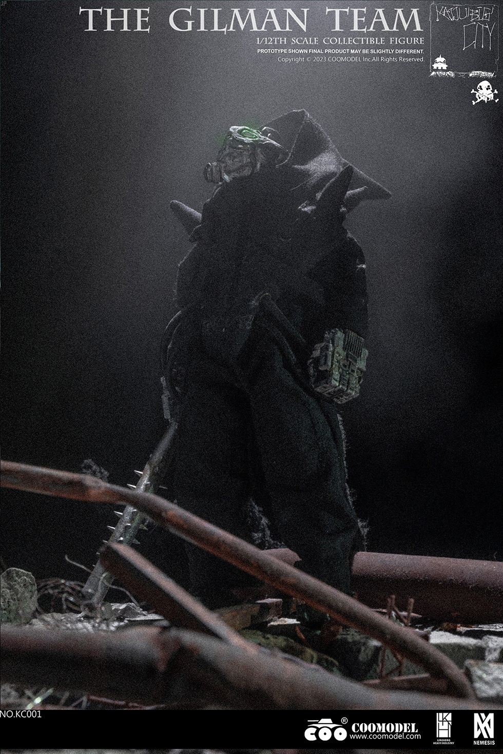PRE-ORDER COOMODEL x NEMESIS Studio KAIJU BIG CITY DIVING PANDA( KC001) 1/12 Action Figure