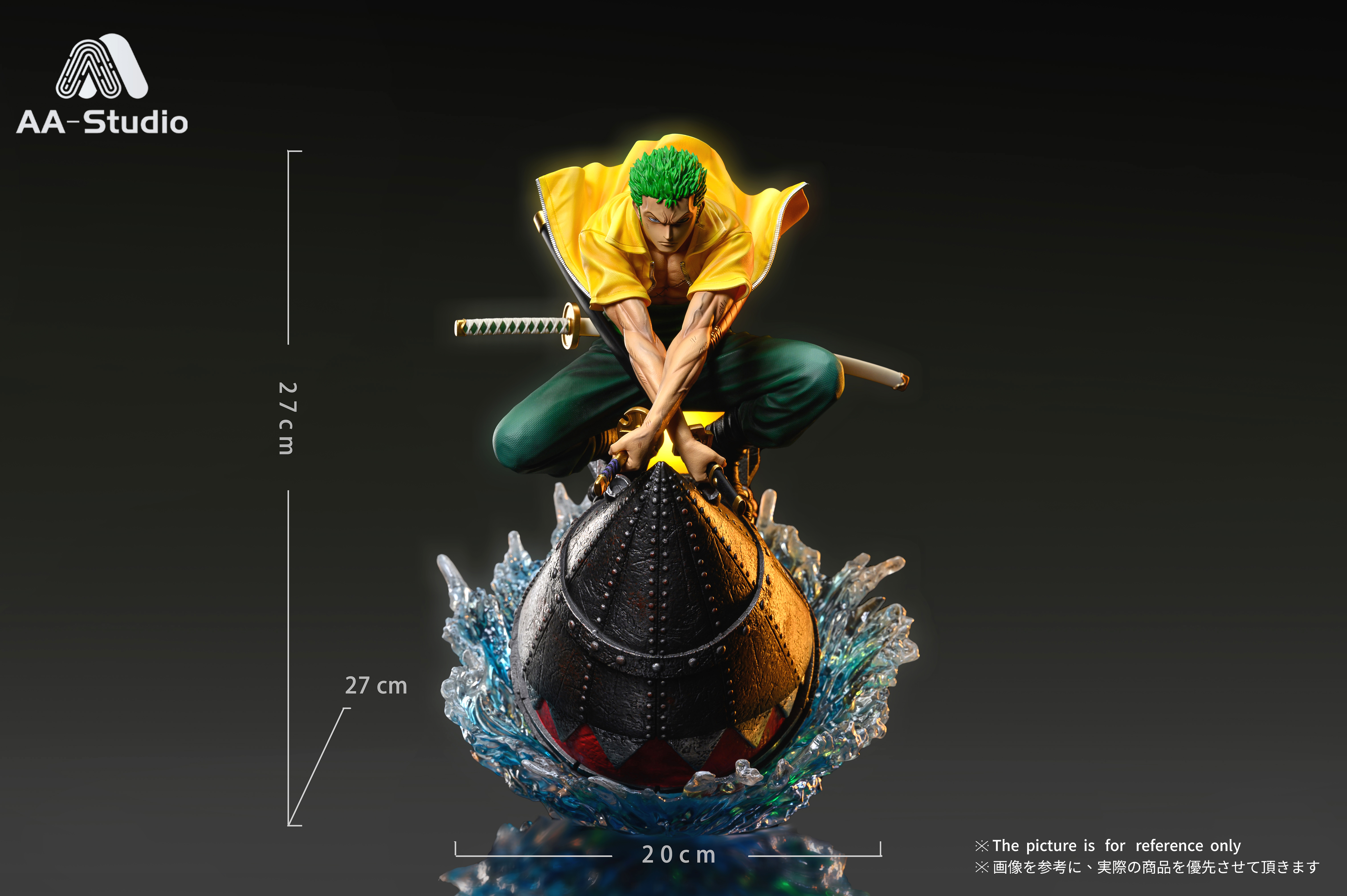 PRE-ORDER AA studio One Piece 1:6 Roronoa Zoro Statue with Light effect