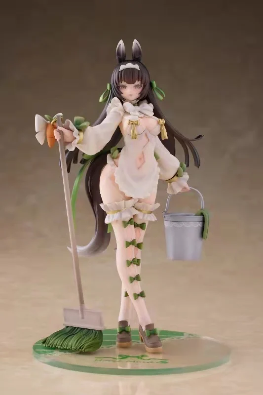 PRE-ORDER MAGI ARTS Studio - Original Interracial Maid Outfit Hippo Little Green 1/7 Statue(GK) (Adult 18+)