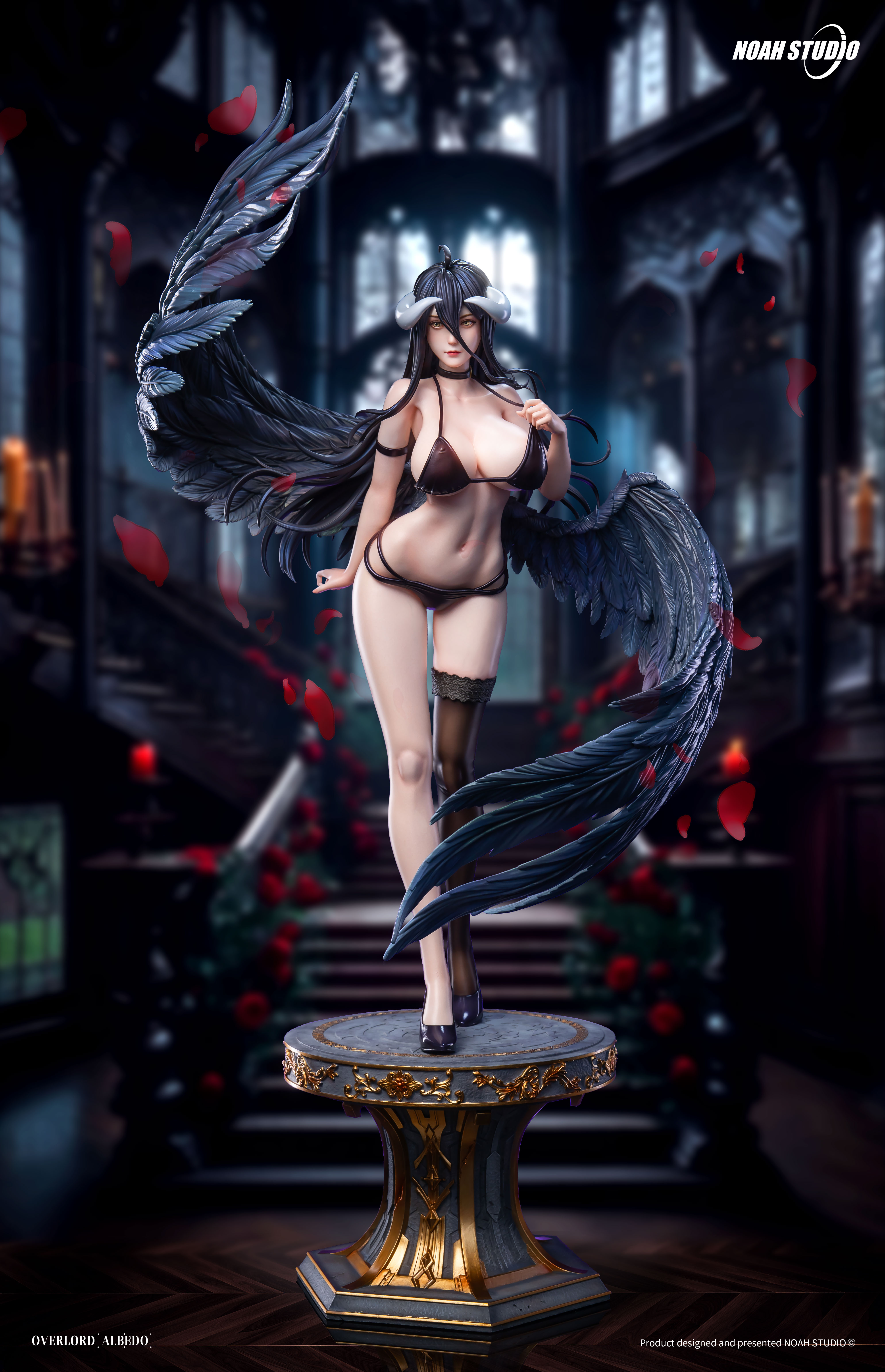 PRE-ORDER NOAH Studio - Overlord Albedo 1/4 Statue (GK) (Adult 18+)