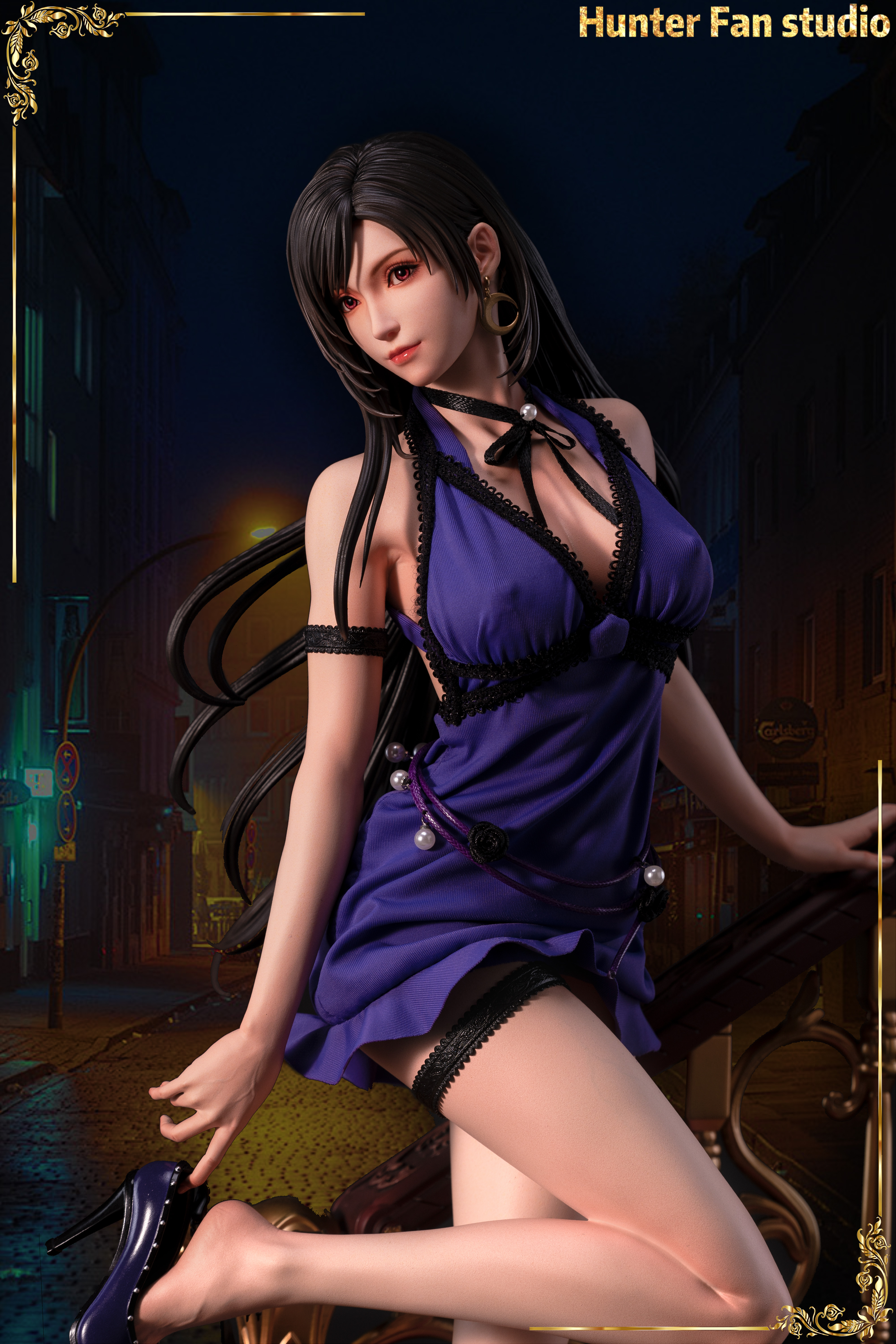 PRE-ORDER Hunter Fan Studio - Final Fantasy Tifa Lockhart 1/4 Statue(GK) (Adult 18+)