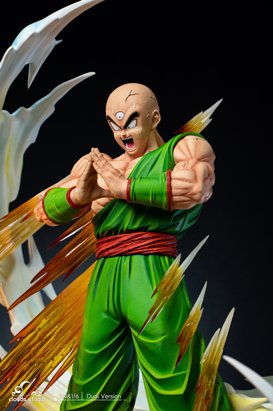 PRE-ORDER Clouds Studio - DRAGON BALL Dual version Tien Shinhan 1/6 & 1/4 Statue(GK)