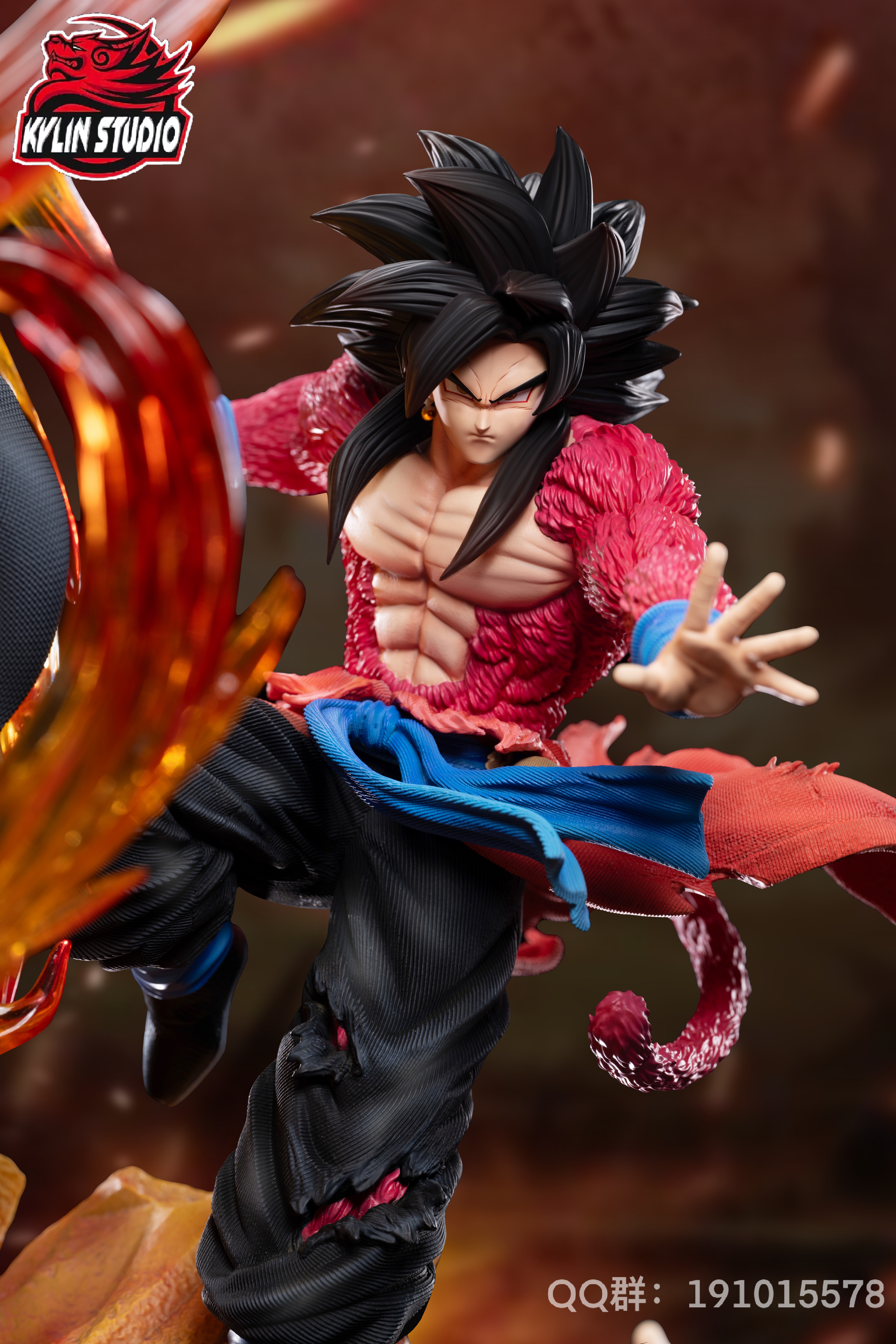 PRE-ORDER Kylin Studio - Dragon Ball Classic Characters #6 Super Saiyan 4 Vegetto 1/6 Statue(GK)