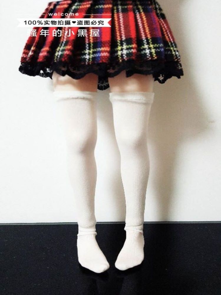 1/6 High stretch stockings Cute student socks for 12 inch action figure