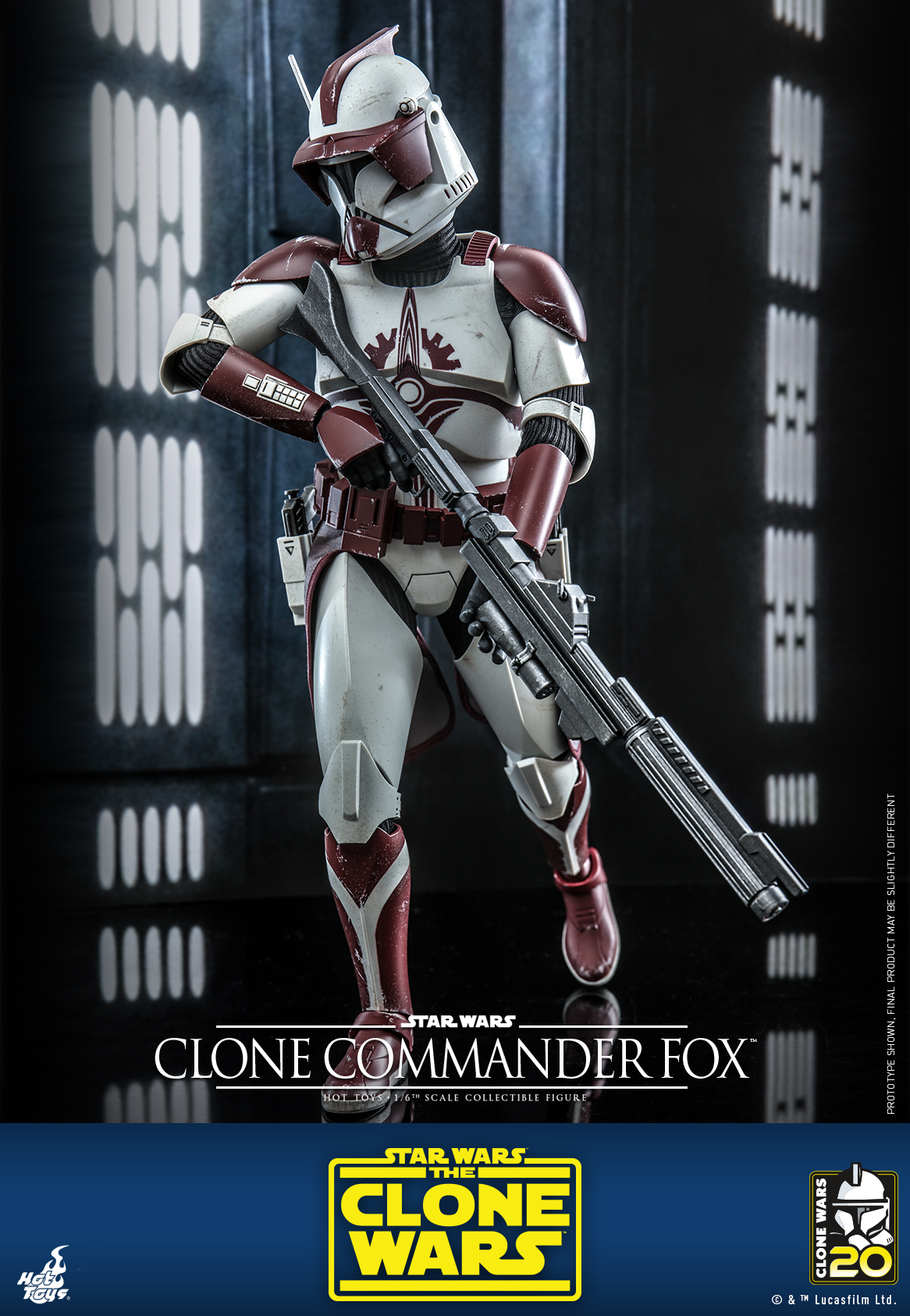 PRE-ORDER HotToys Star Wars:The Clone Wars FOX TMS103) 1/6 Action Figure