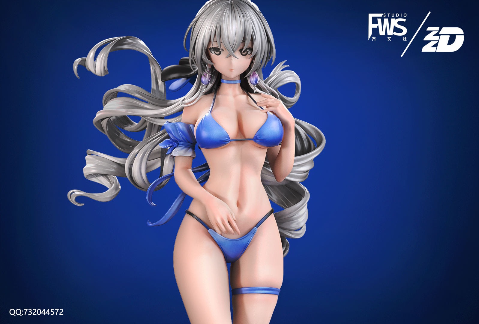 PRE-ORDER FWS Studio Honkai: Star Rail Bronya Zaychik 1/6 Scale Resin Statue(GK)(Adult 18+)