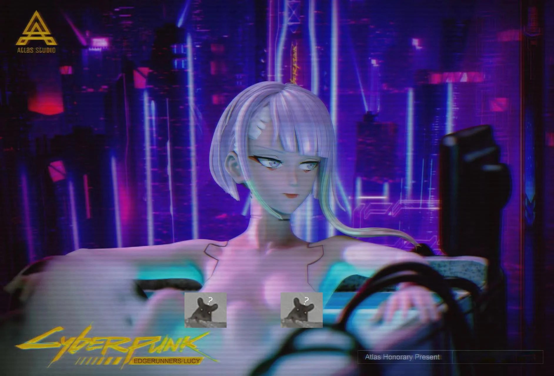 PRE-ORDER Atlas Studio - Lucyna Kushinada having an Ice Bath - Cyberpunk: Edgerunners Statue