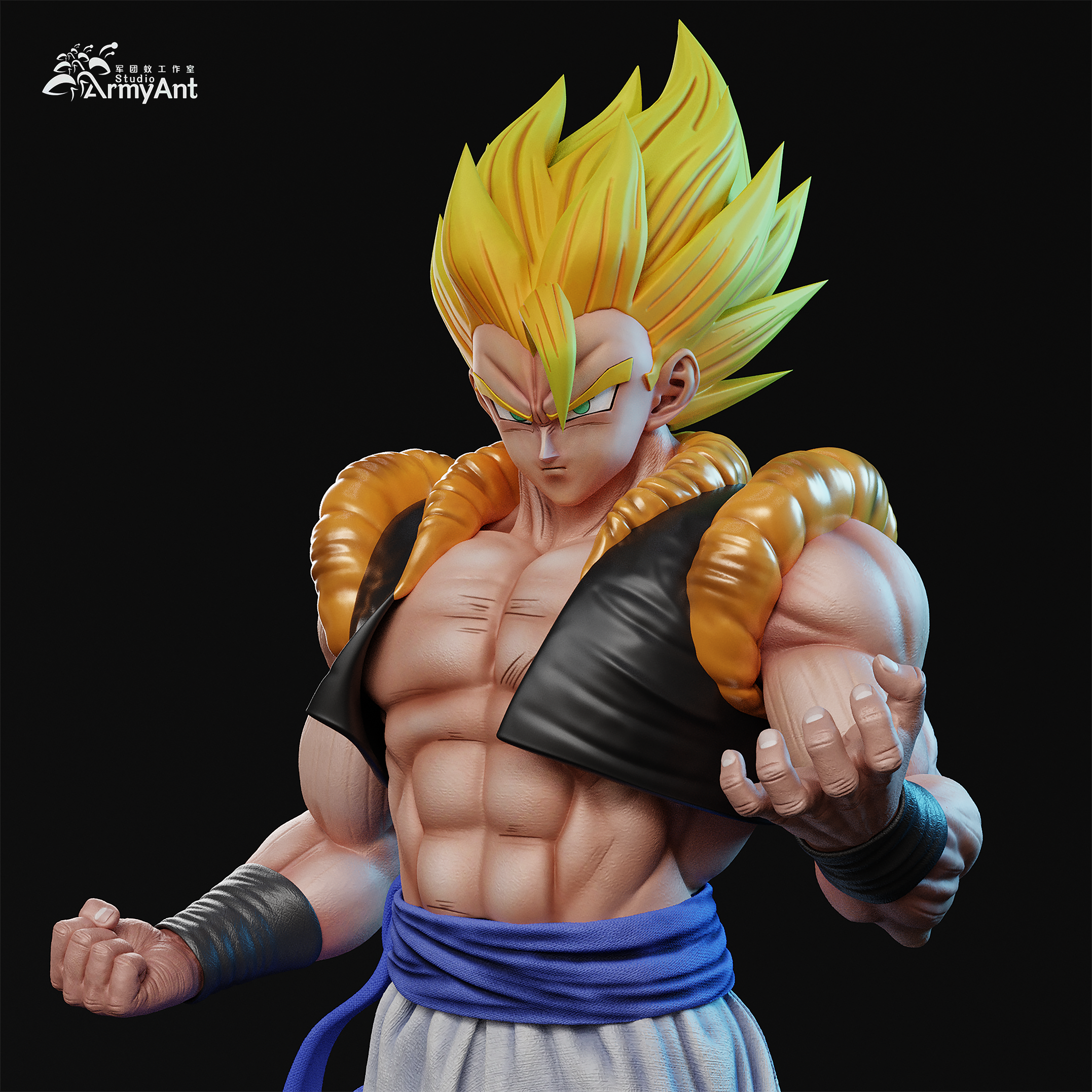 In-Stock Armyant Studio Dragon Ball Gogeta V2 1/6 Resin Statue (GK)