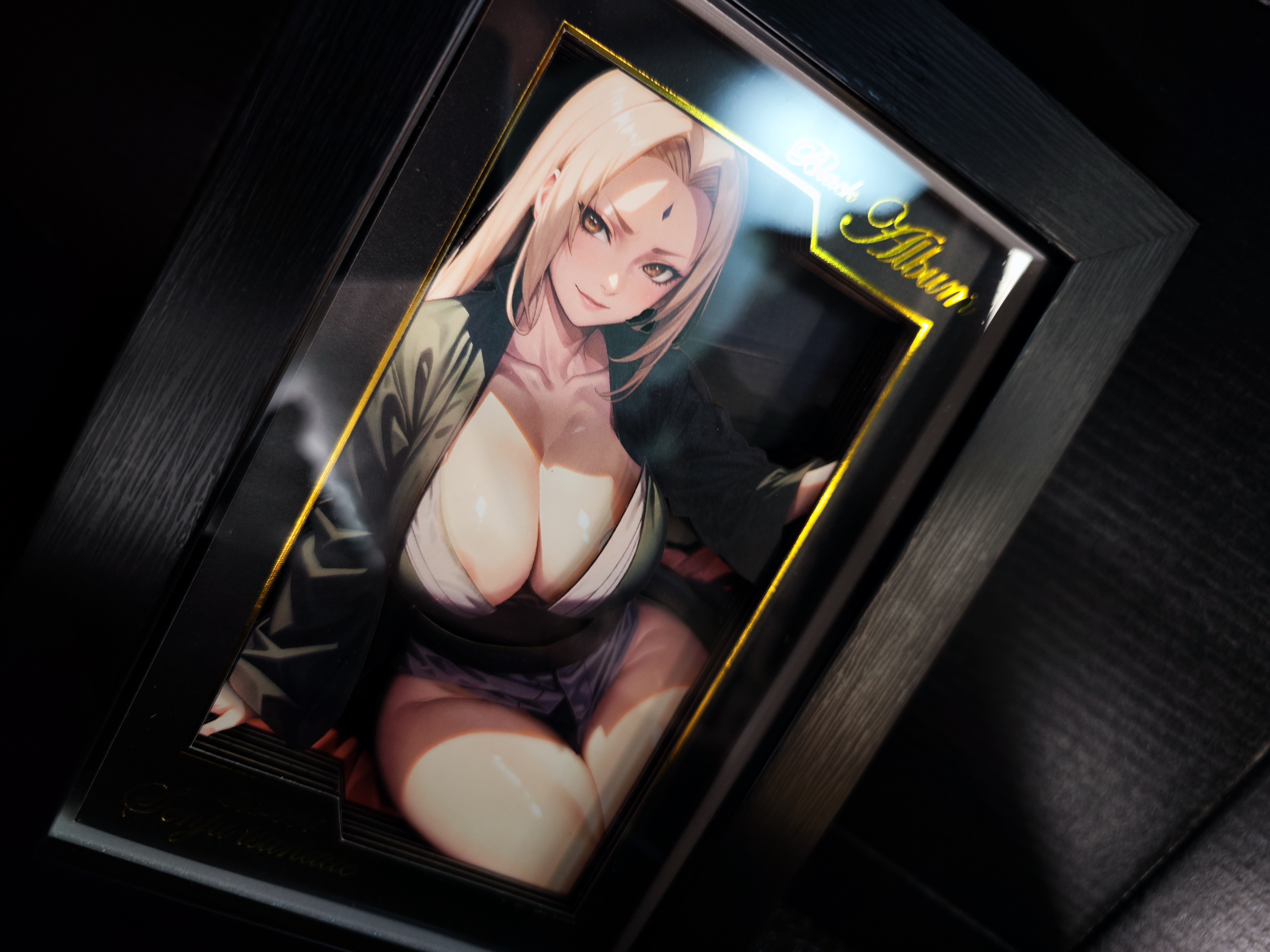 IN-STOCK Black Box Studio - Naruto - Decorative Frame of BA-004 Tsunade Scene Painting (Audlt 18+)