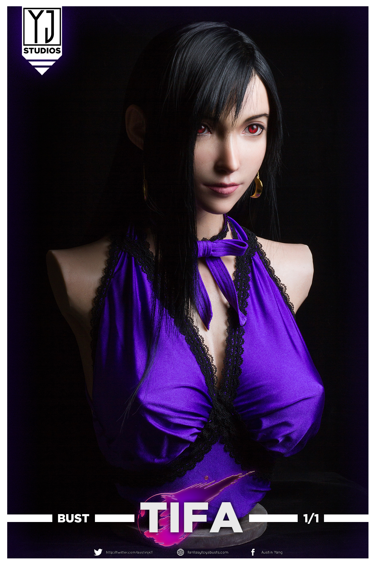 Pre-order YJStudios 1:1 Bust of Final Fantasy RE Tifa Lockhart Statue