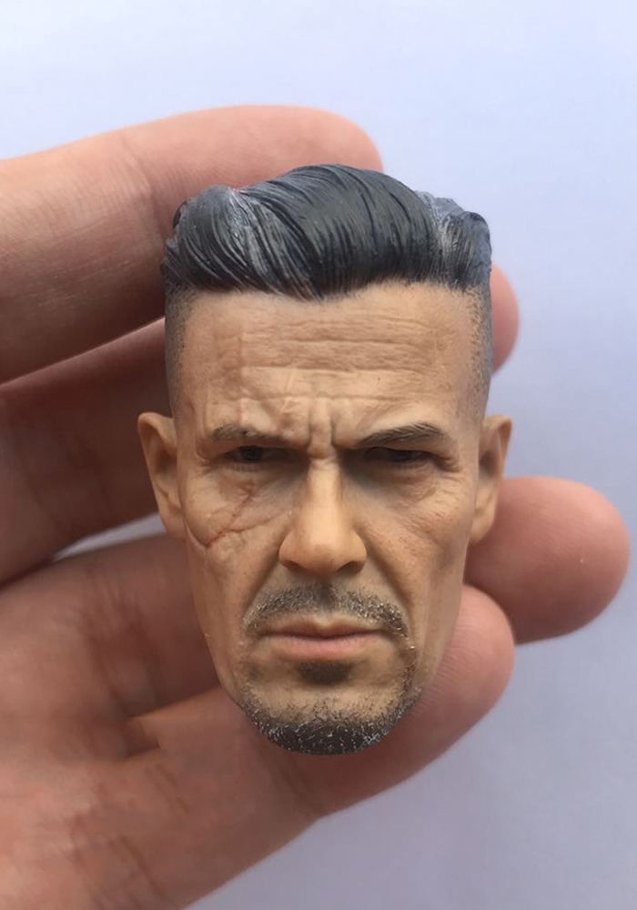1/6 Deadpool 2 Cable Head Sculpt Carving Fit 2 Male Action Figure Body Toys In Stock