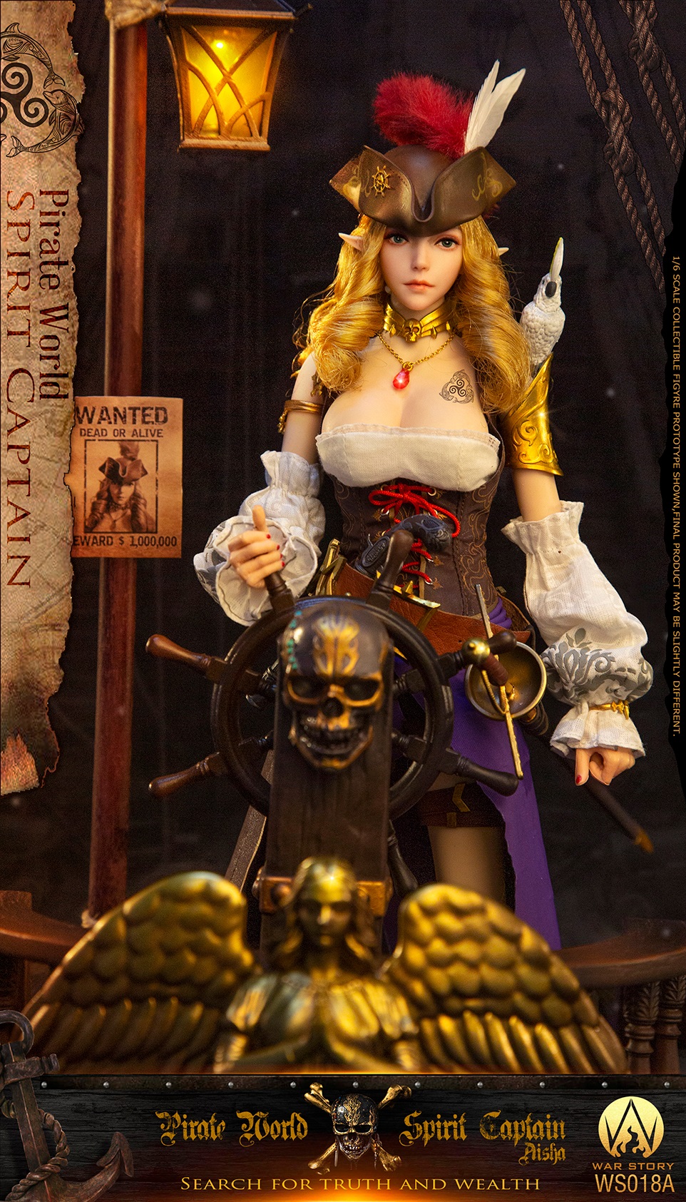 PRE-ORDER War Story WS018A 1/6 Scale Action Figure Pirate Captain Elsa