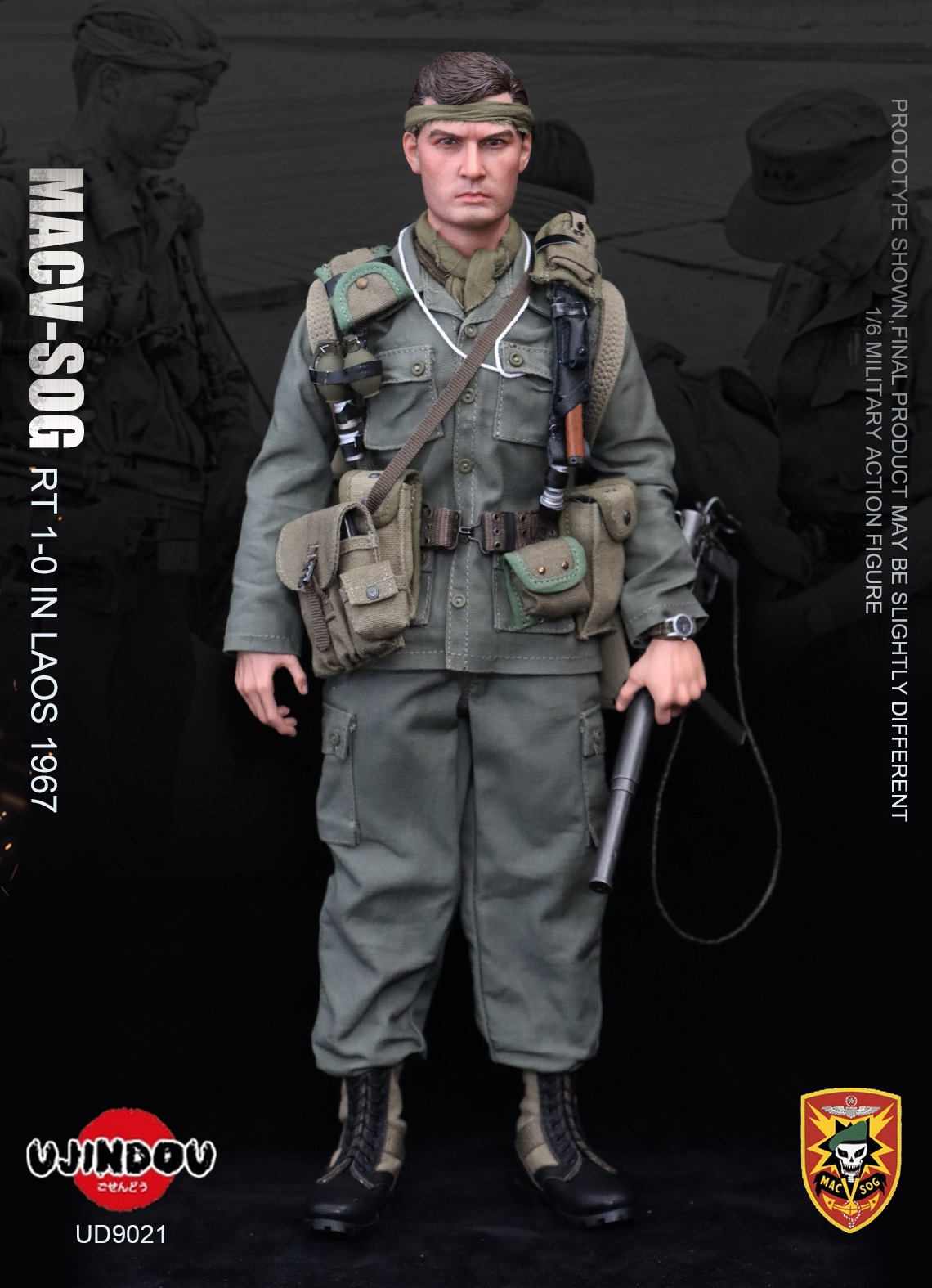 PRE-ORDER UJINDOU MACV-SOG Recon Team in Laos 1967 1/6 Action Figure