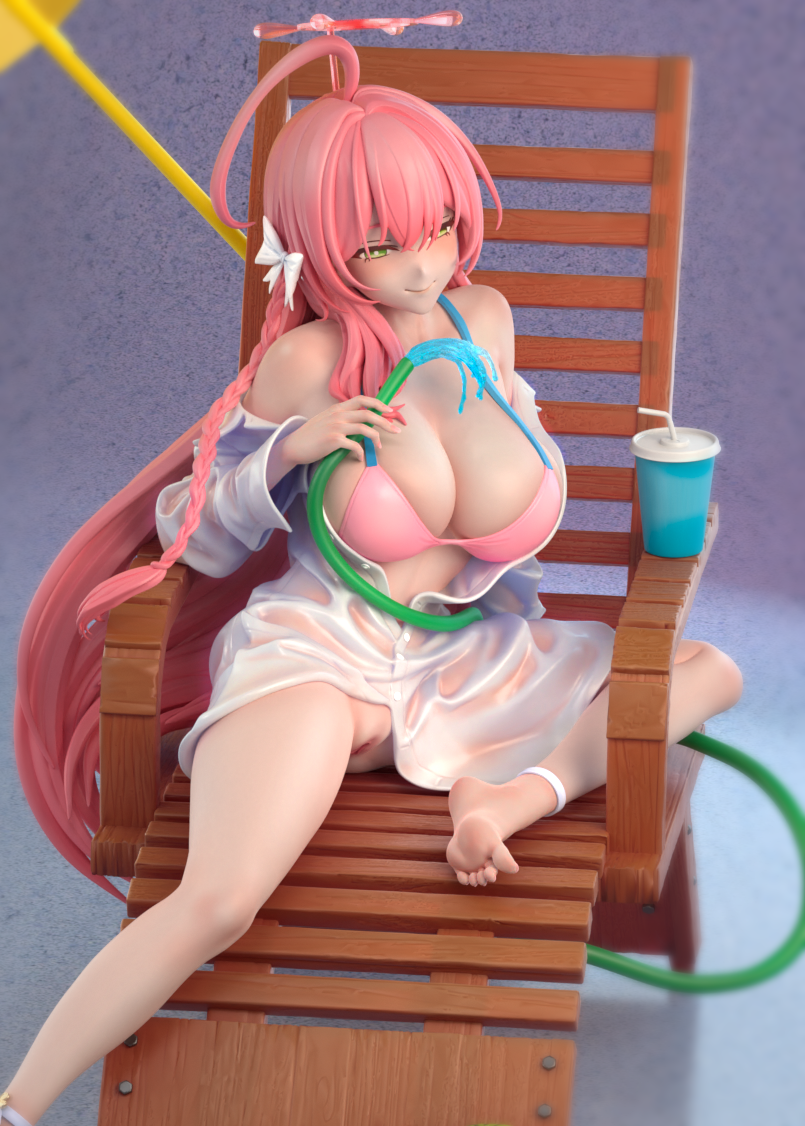 PRE-ORDER ZhuJin Studio - Blue Archive Resin Statue – Swimsuit Ver. Urawa Hanako 1/6 Statue(GK) (Adult 18+)