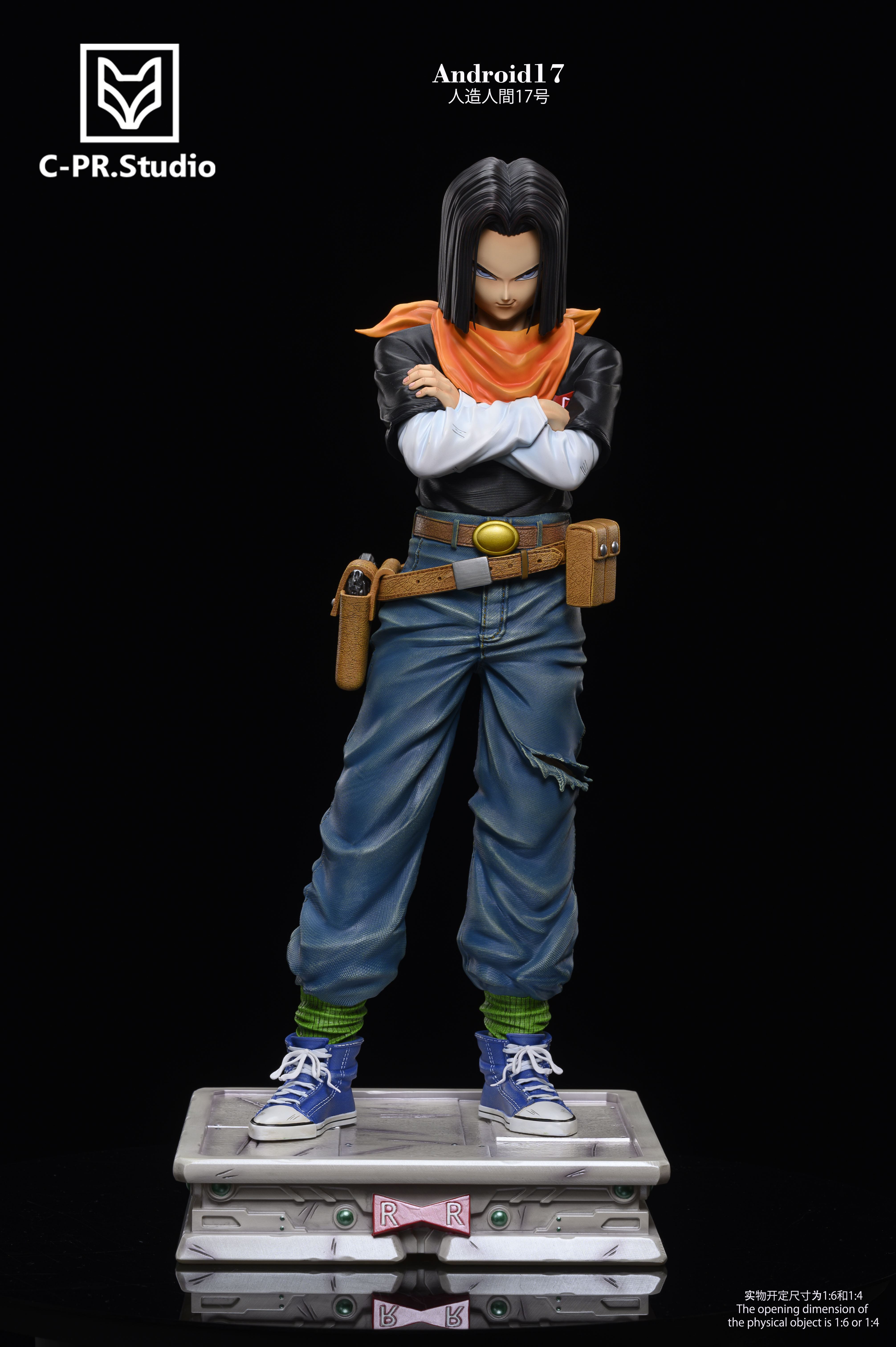 PRE-ORDER Cpr Studio Dragon Ball Villain Series Artificial Human No.17 1/6 & 1/4 Scale Statue(GK