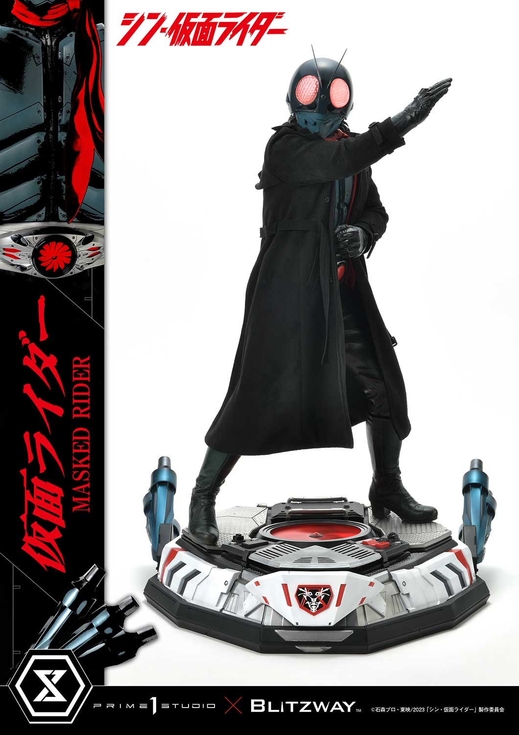 PRE-ORDER Prime 1 Studio & Blitzway Studio - Kamen Rider Masked Rider PMSKR-01 (Licensed) 1/4 Statue(GK)