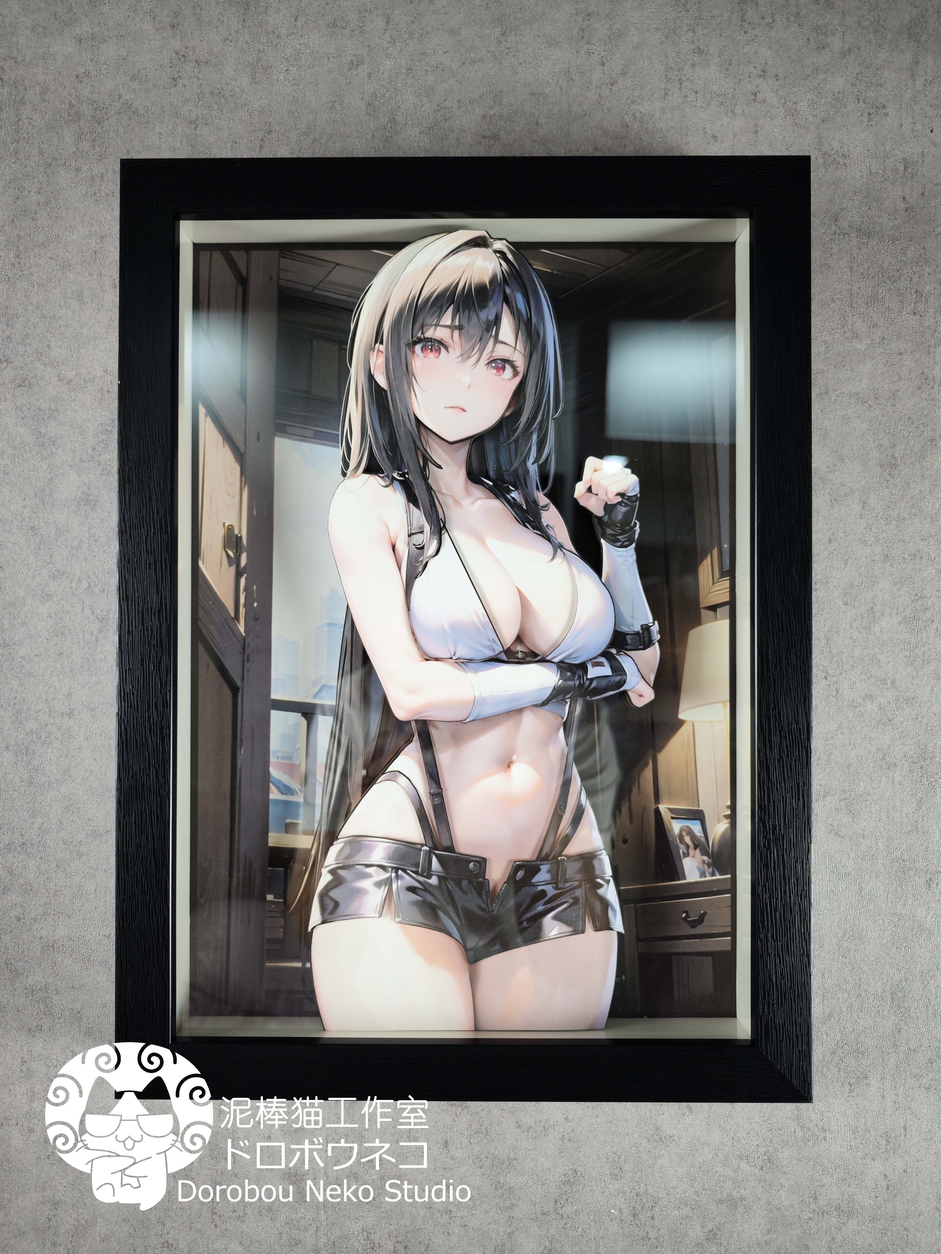 IN-STOCK Dorobou Neko Studio - Final Fantasy- Decorative Painting of Tifa Lockhart DSMG-031 Scene (Adult 18+)