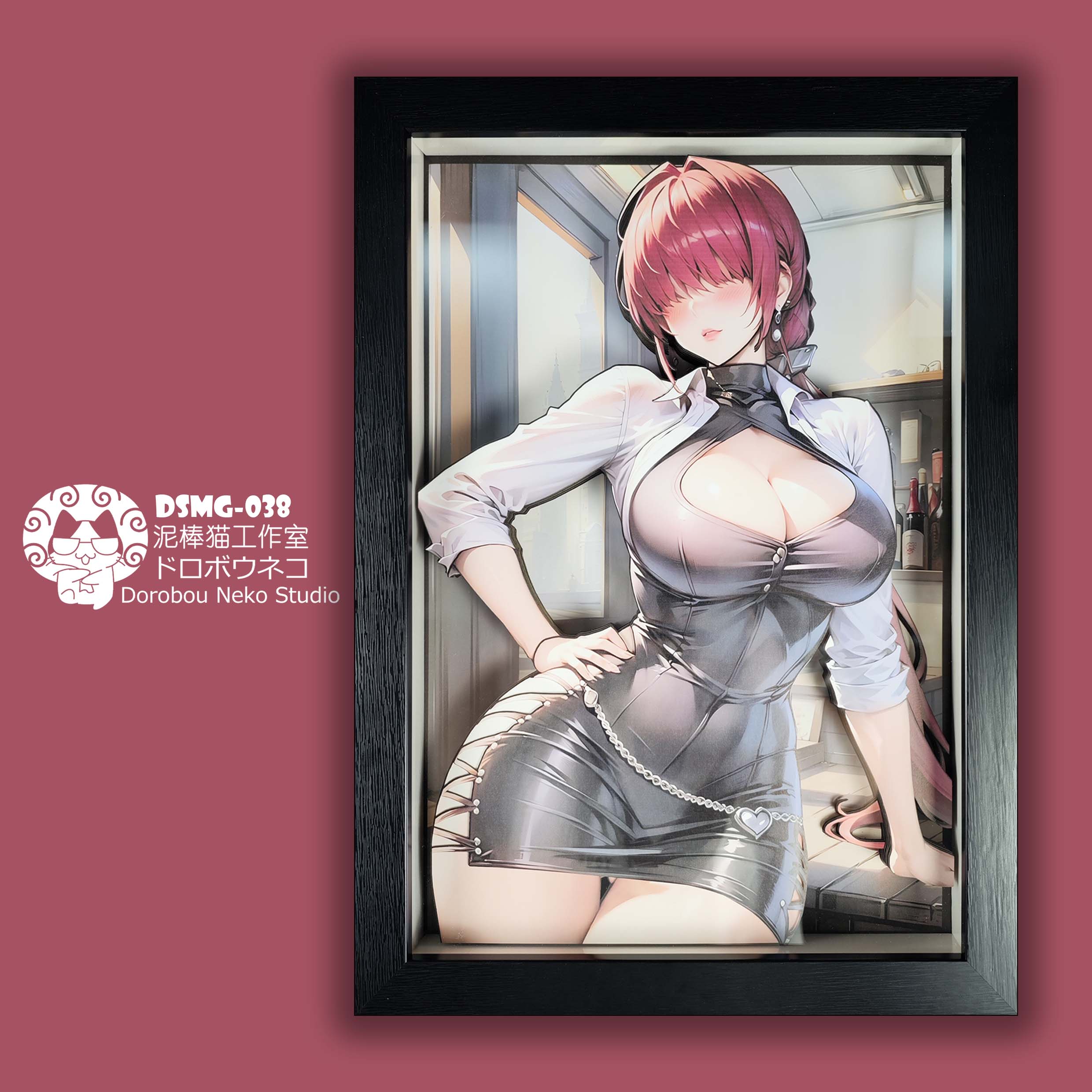 IN-STOCK Dorobou Neko Studio - THE KING OF FIGHTERS - DSMG-038 Decorative Painting of KOF Shermie Scene
