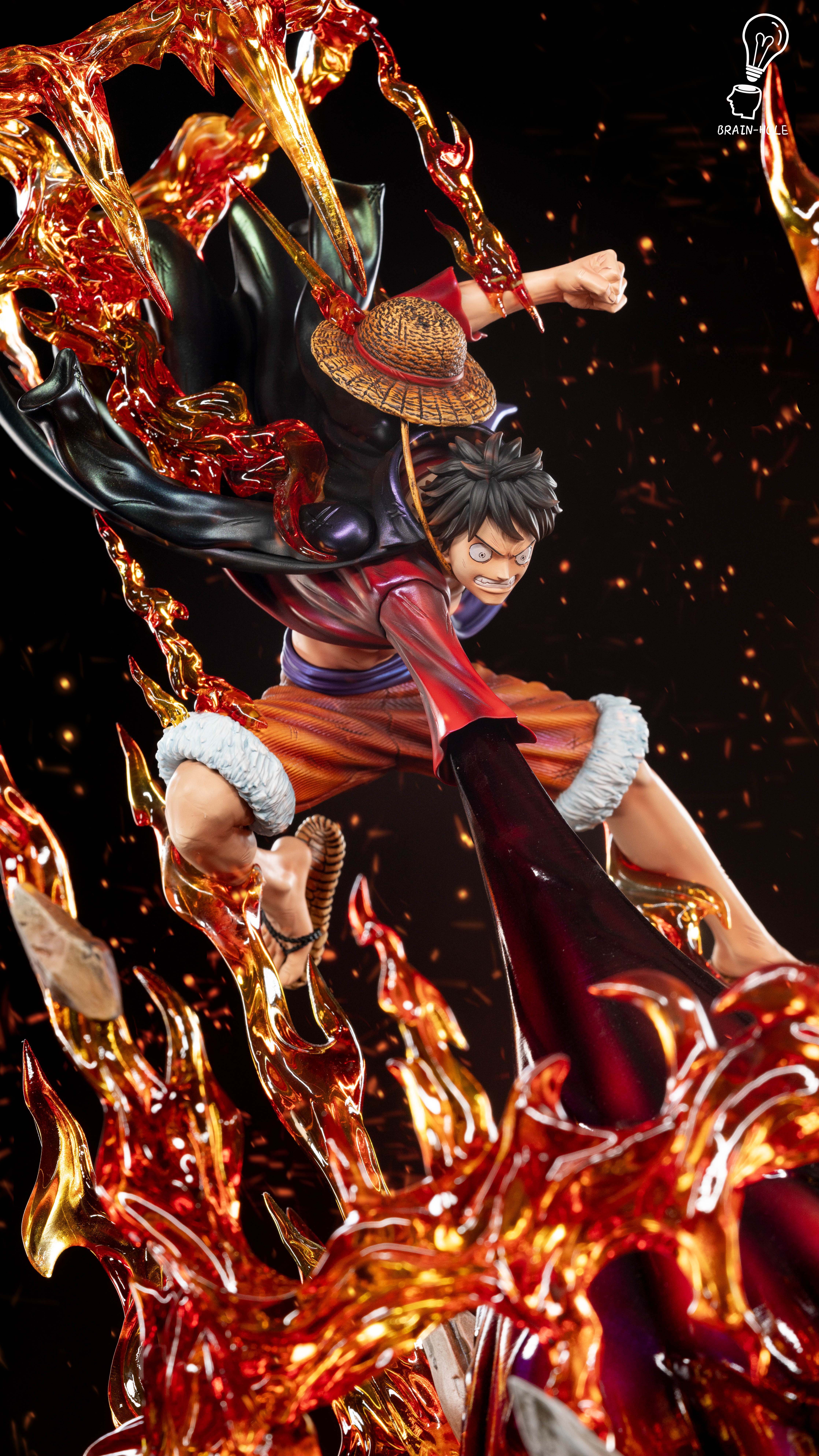 PRE-ORDER Brain Hole Studio - One Piece Red Rock Luffy Statue(GK)