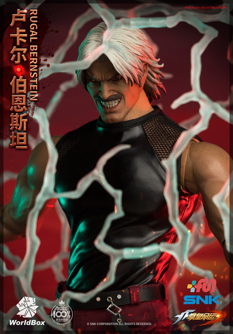 【IN STOCK】World Box KF101 The King Of Fighters 1/6 scale RUGAL Action Figure